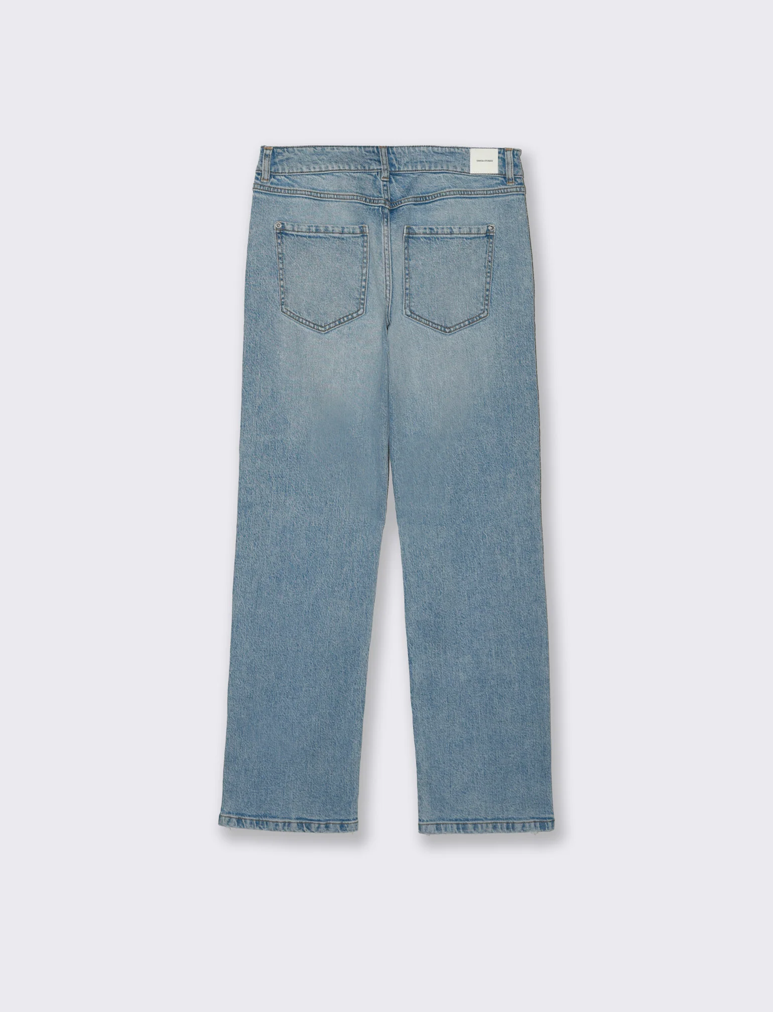 Jeans Gamba Dritta Vita Bassa - Denim chiaro - Image 2