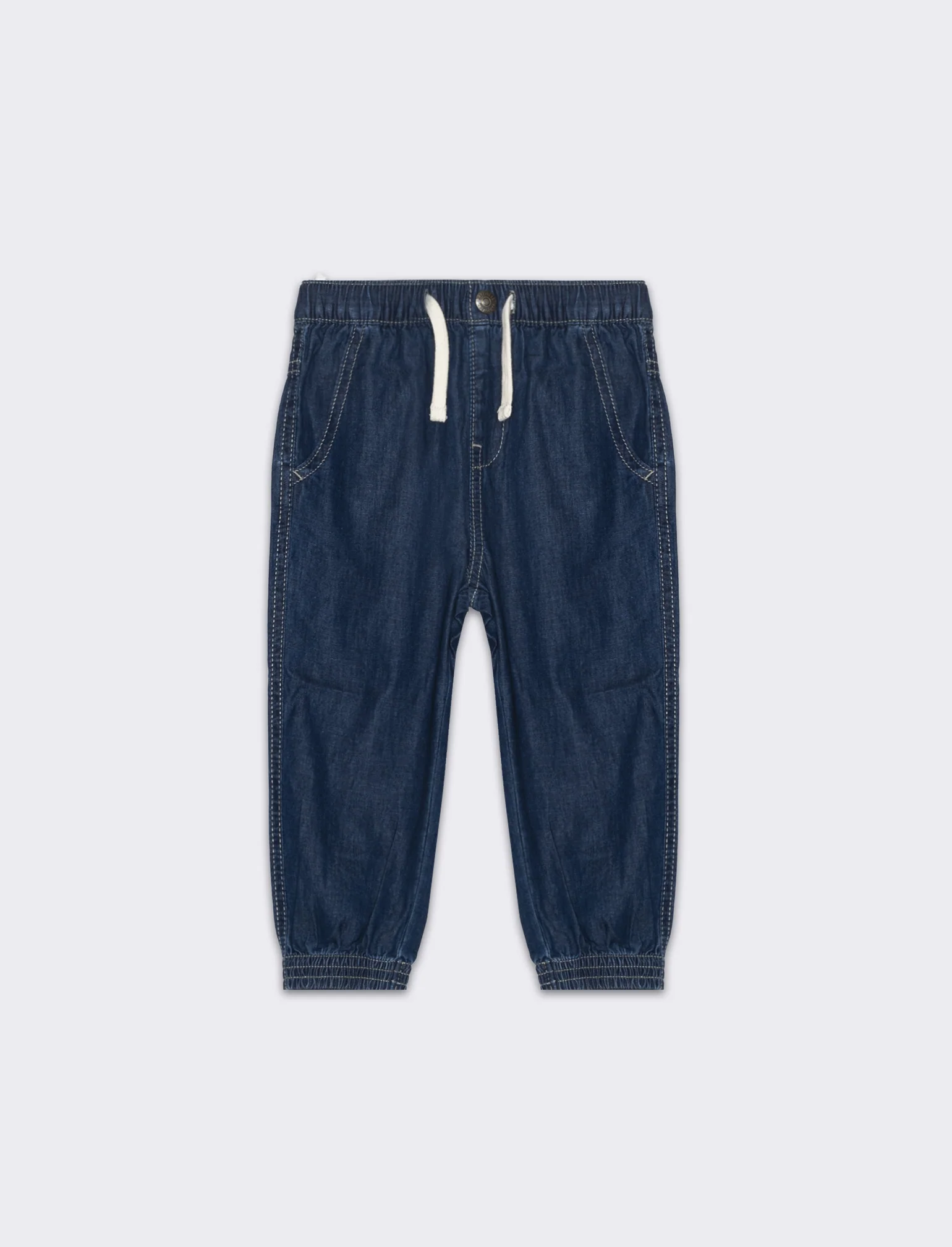 Jeans modello cargo da neonato - Denim
