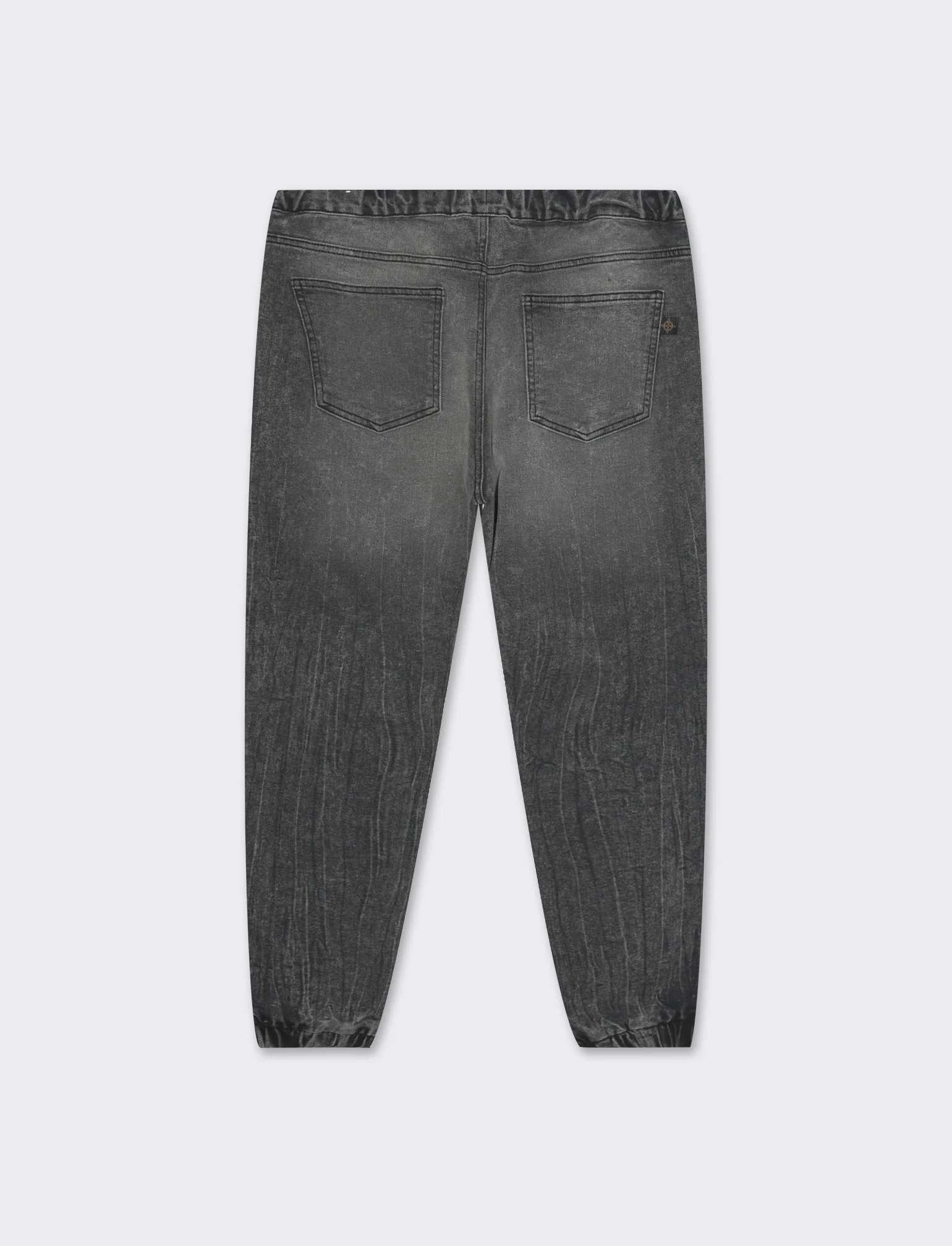 Jeans modello jogger da uomo - Grigio scuro - Image 2