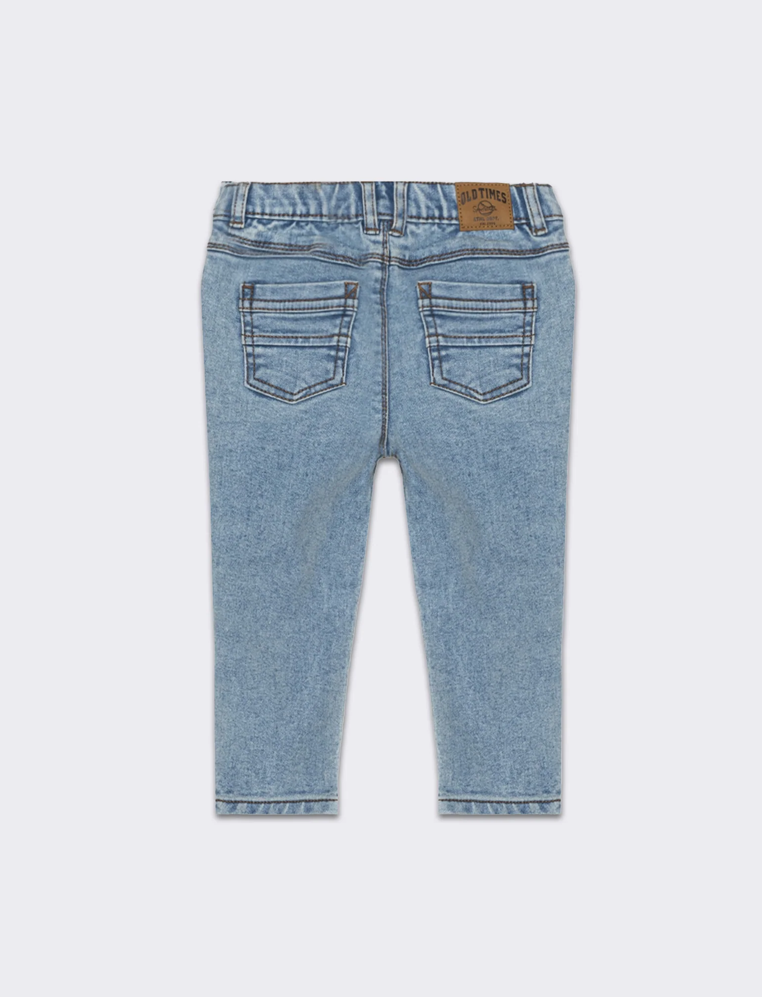 Jeans modello regular da neonato - Denim chiaro - Image 2