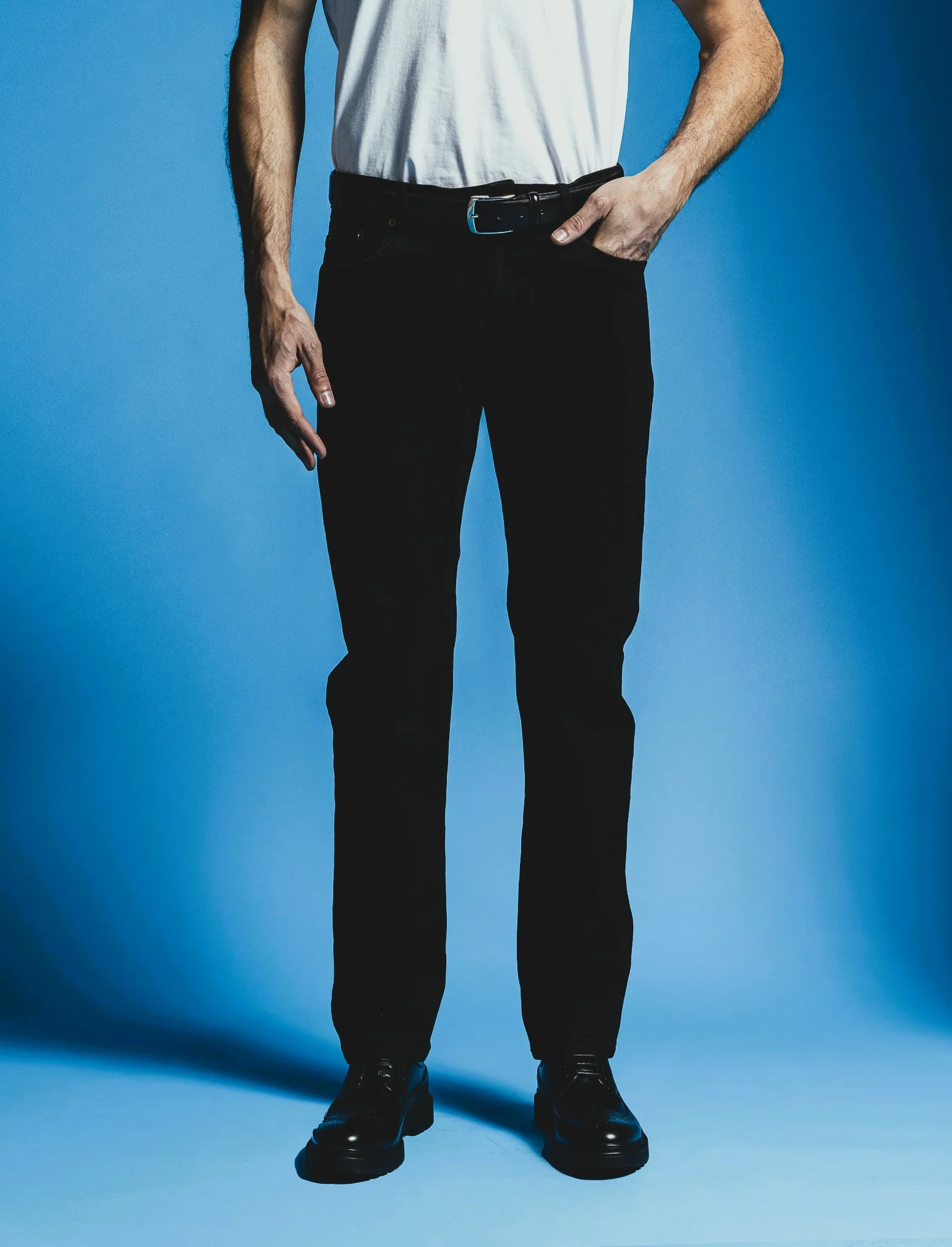 JEANS NERO REGULAR FIT - Nero - Image 4