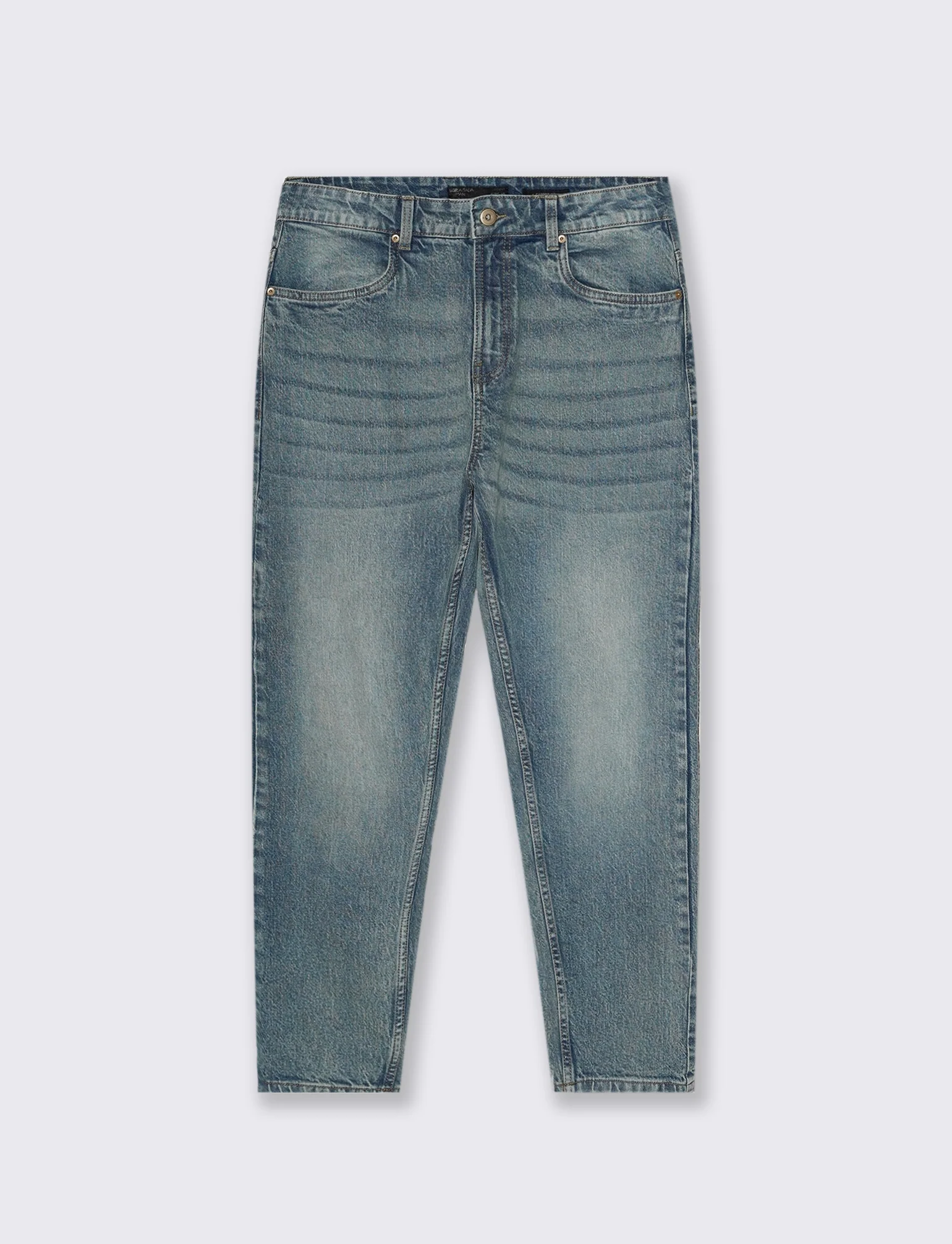 JEANS NEW CARROT FIT CON TASCHINO - Denim