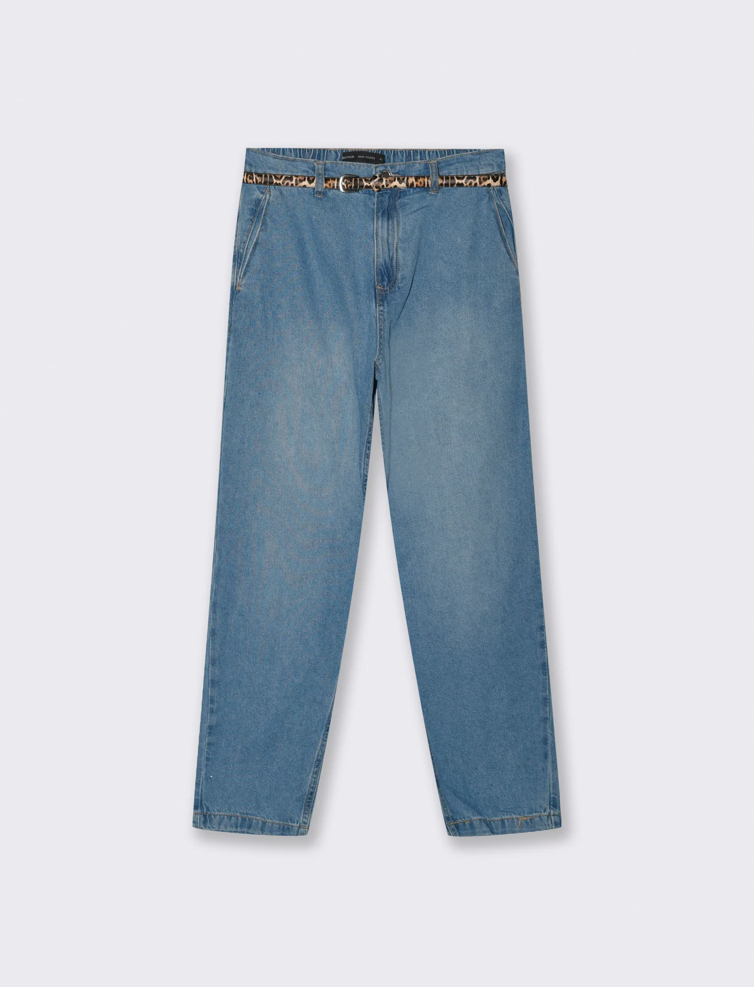 JEANS PAPERBAG - Denim