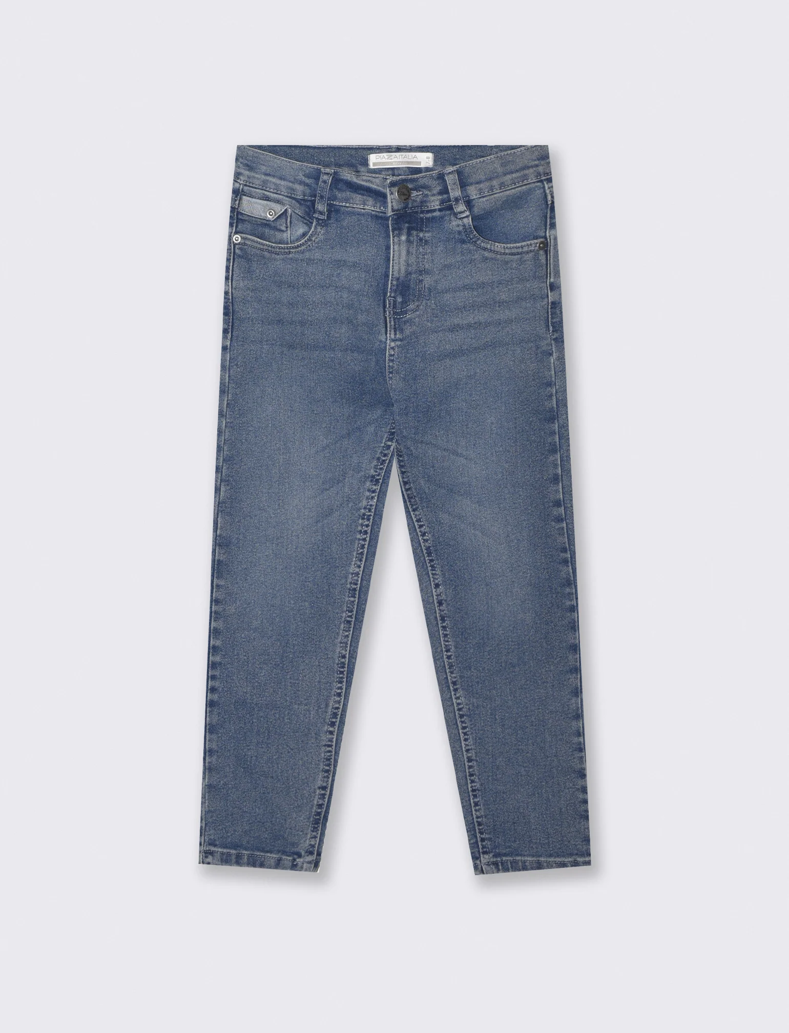 Jeans regular fit in cotone versatili - Denim