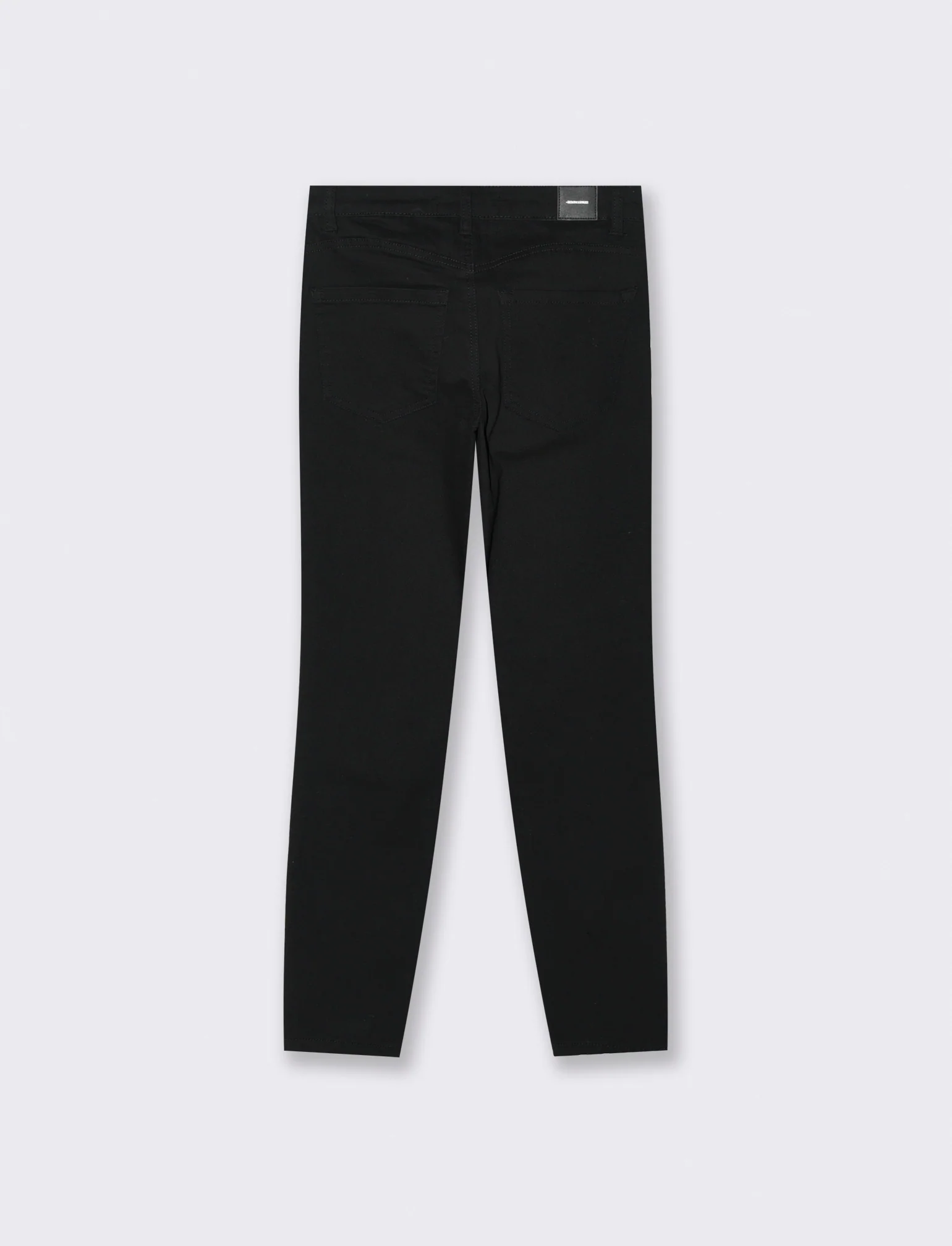 JEANS SKINNY 5 Tasche con Chiusura Frontale - Nero - Image 2