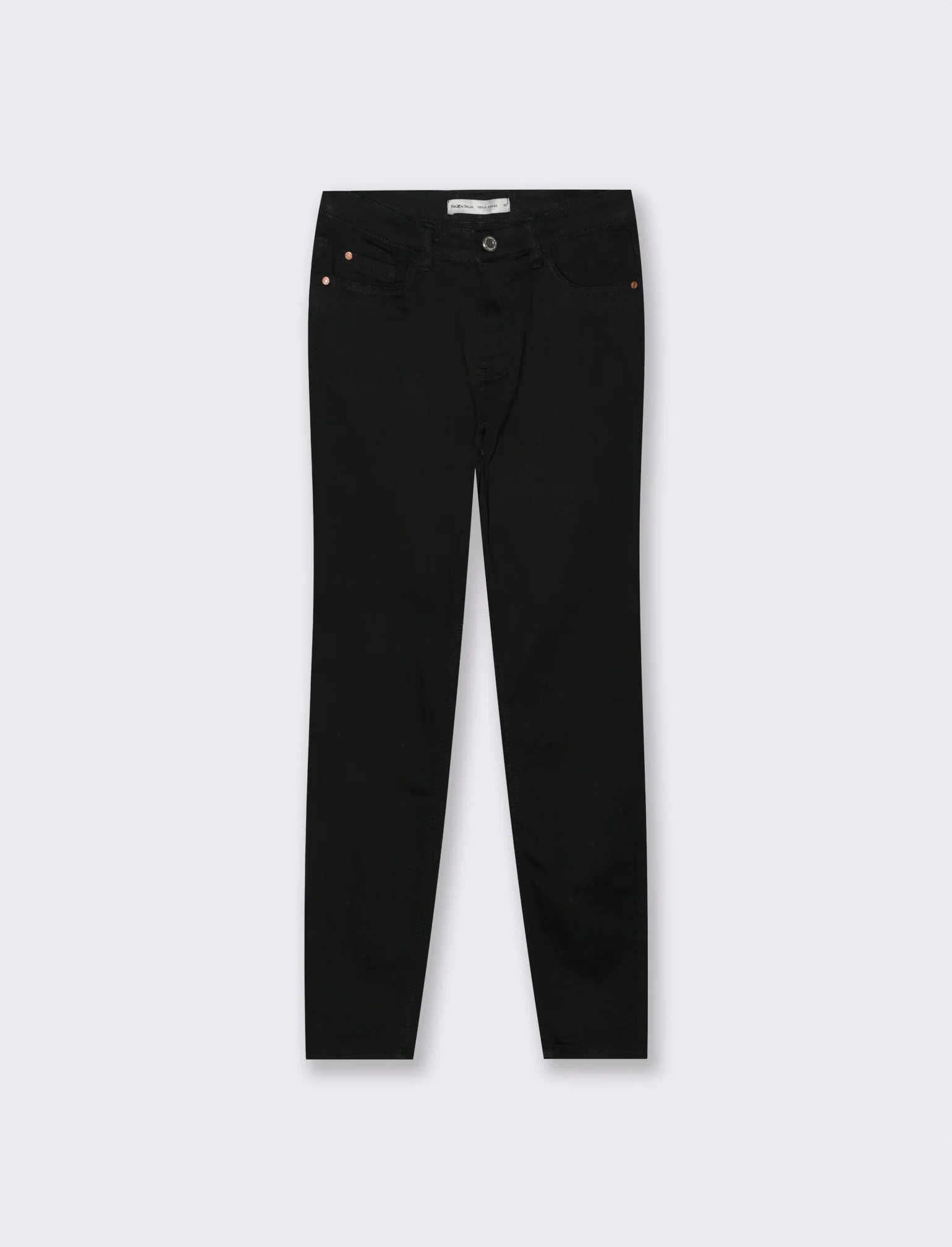 Jeans Skinny 5 Tasche Vita Regular - Nero - Image 4