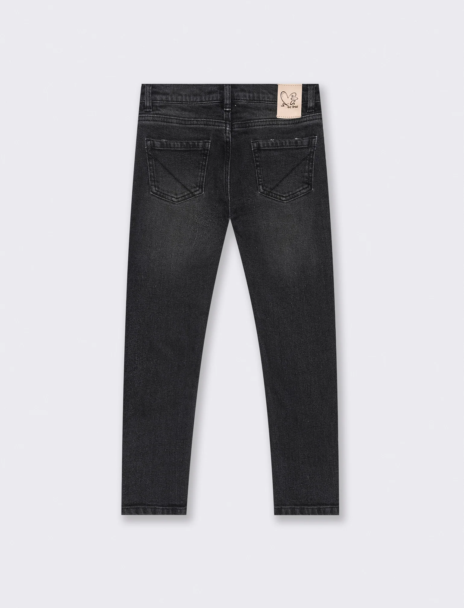 Jeans skinny da bambina. - Nero - Image 3
