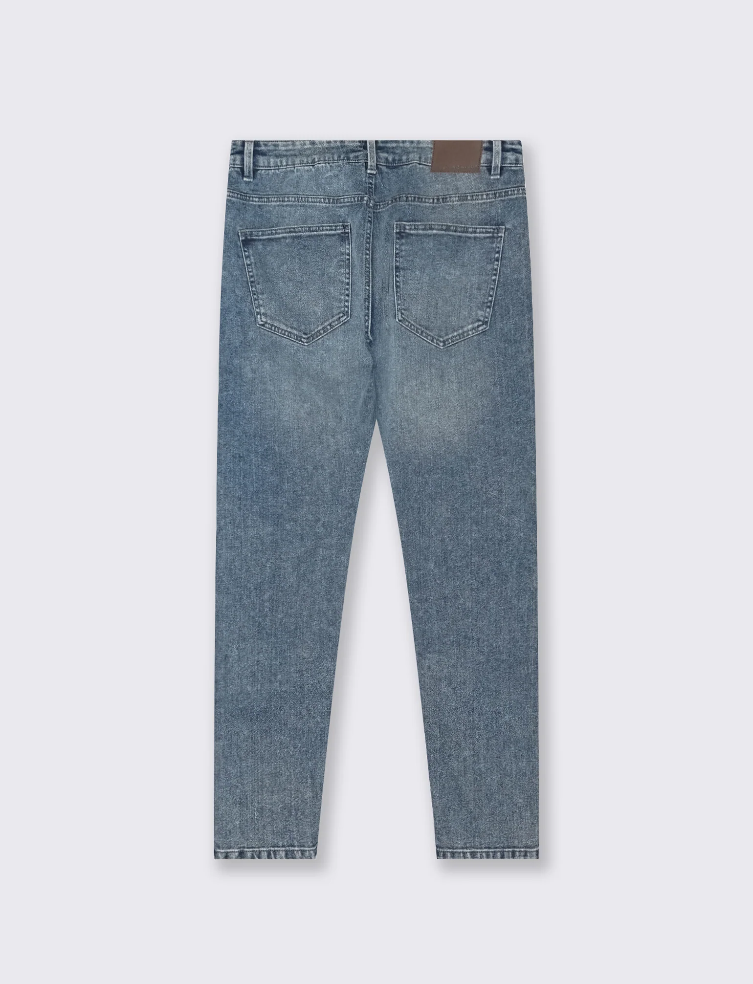 Jeans skinny fit blu medio effetto slavato - Denim - Image 2