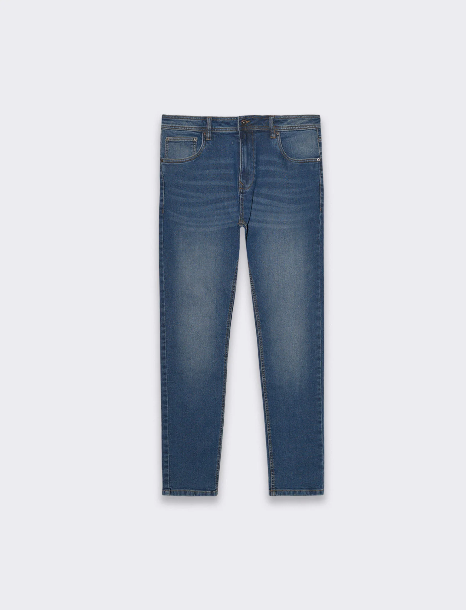 Jeans skinny fit blu scuro da uomo - DENIM SCURO - Image 4