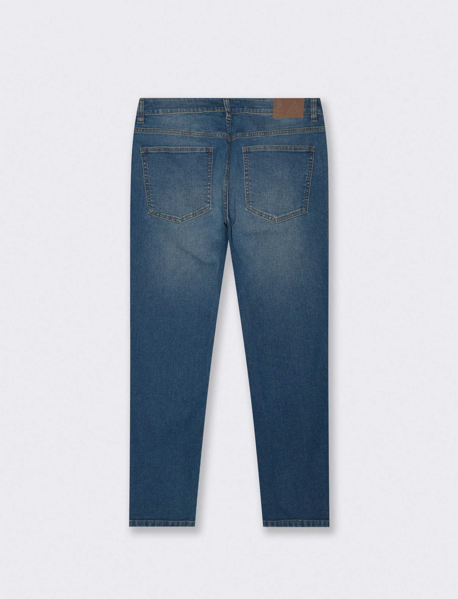 Jeans skinny fit blu scuro effetto slavato - DENIM SCURO - Image 4