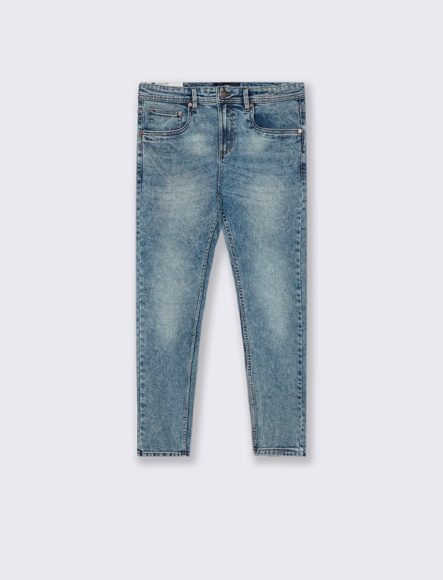 JEANS SKINNY FIT - Denim chiaro - Image 4