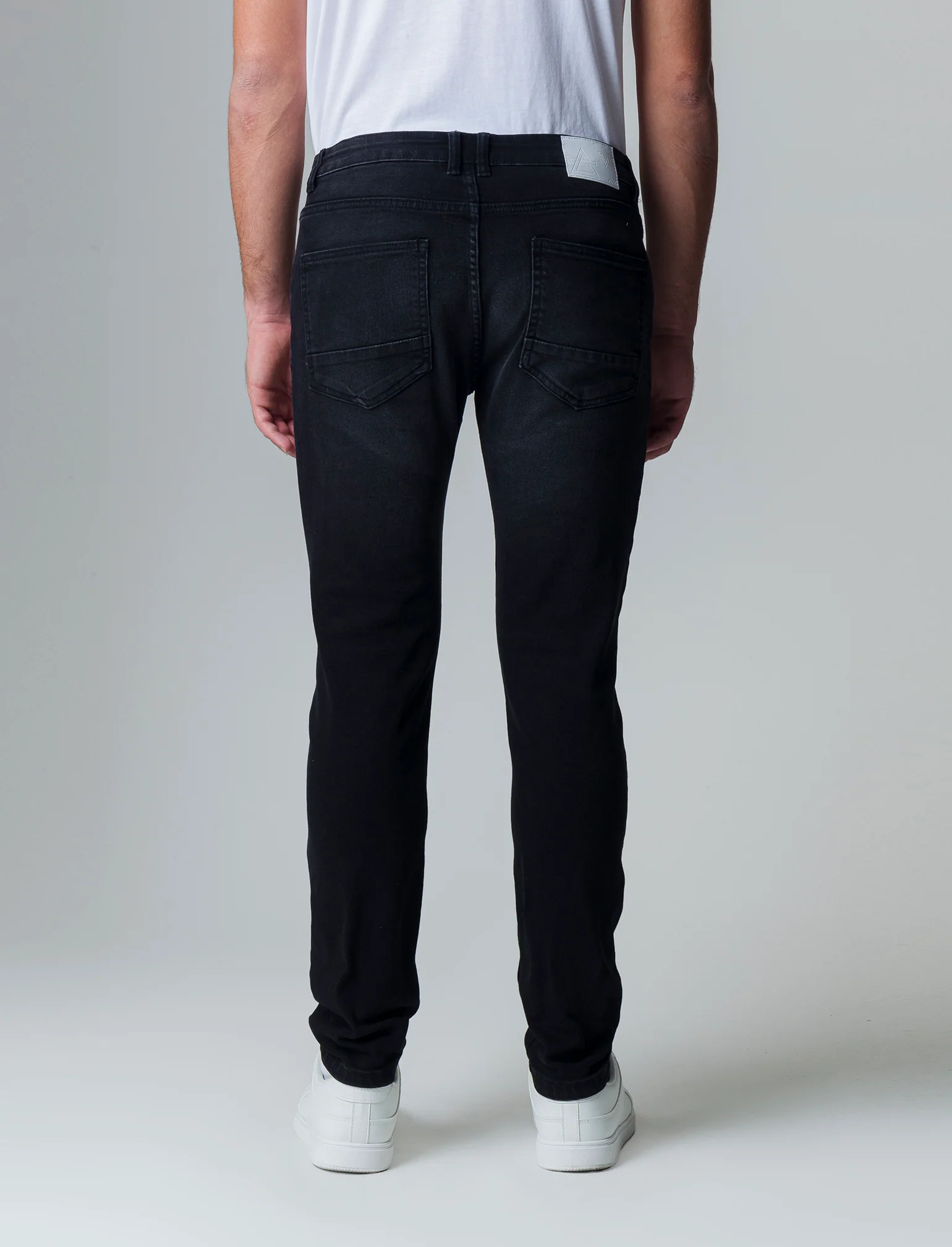 Jeans skinny fit nero da uomo - Nero - Image 2