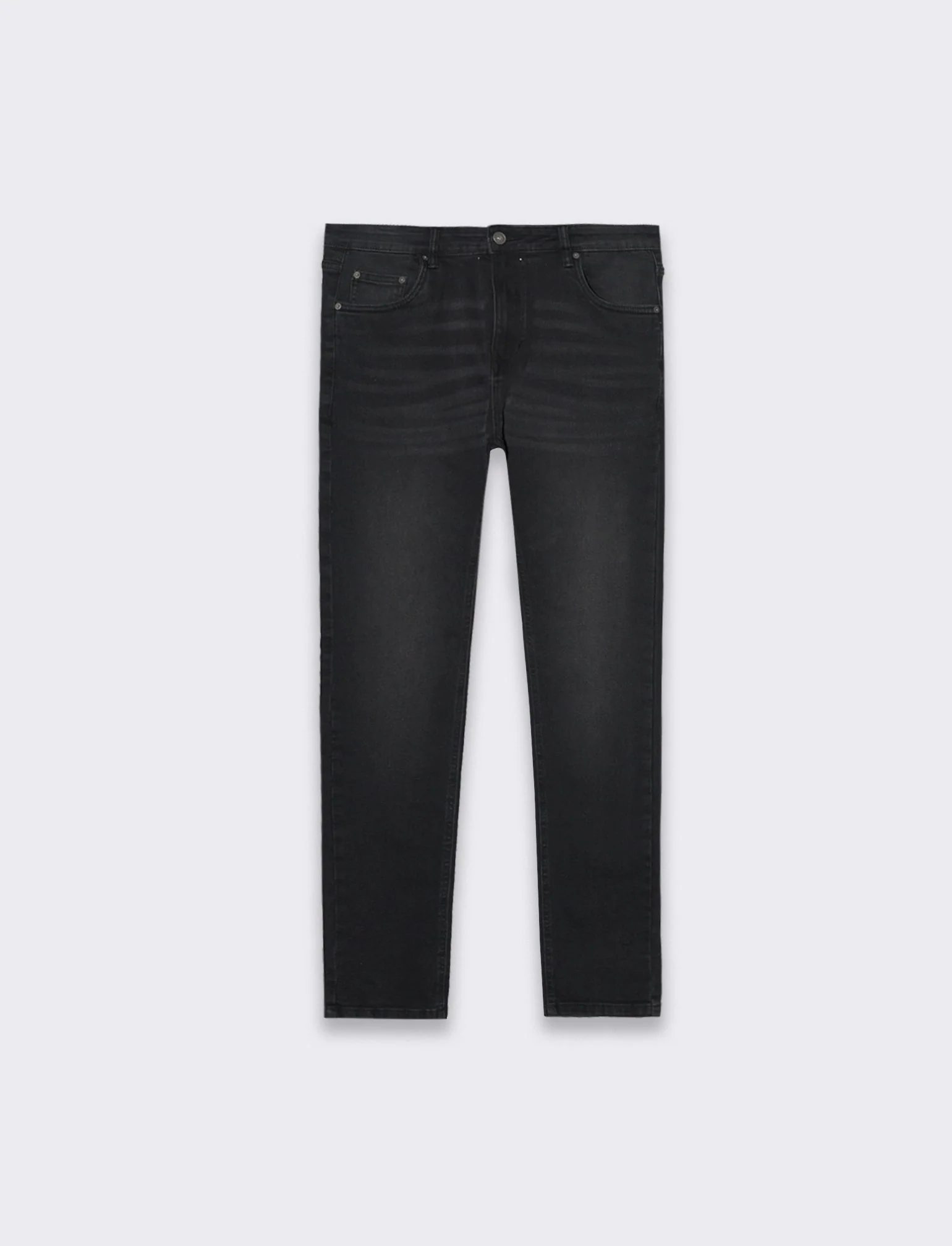 Jeans skinny fit nero da uomo - Nero - Image 4