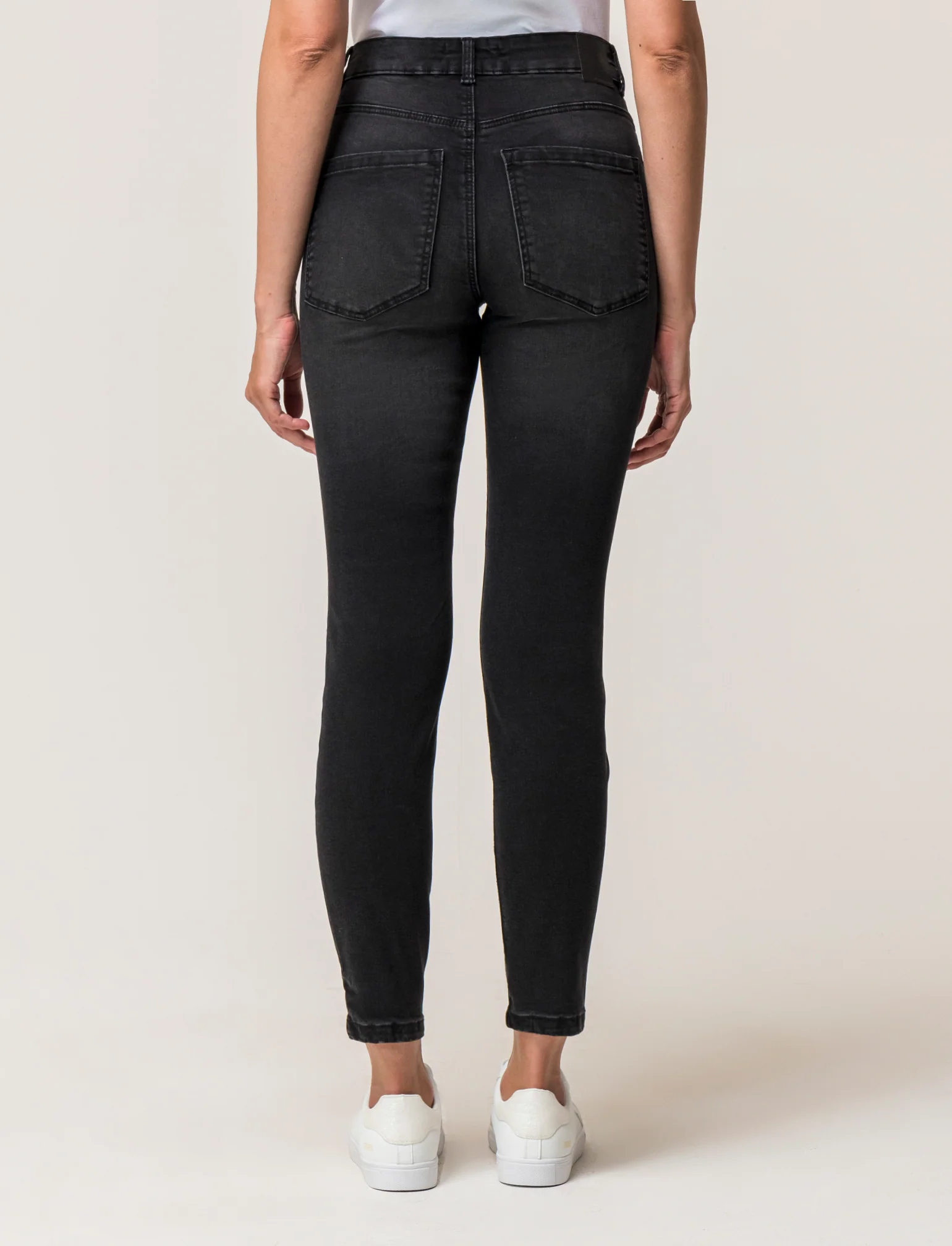 JEANS SKINNY REGULAR WAIST - Nero - Image 4