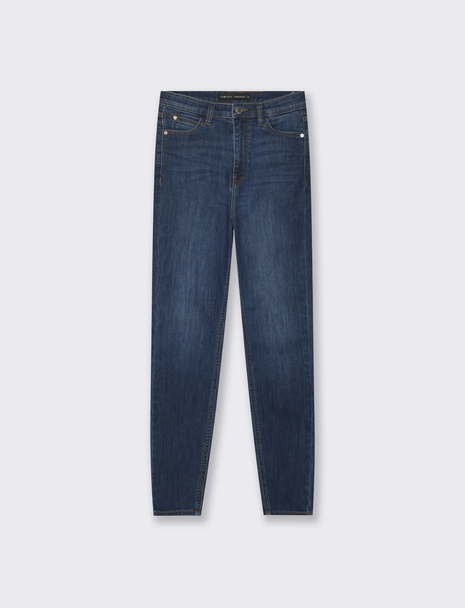 JEANS SKINNY SUPER HIGH WAIST - DENIM SCURO