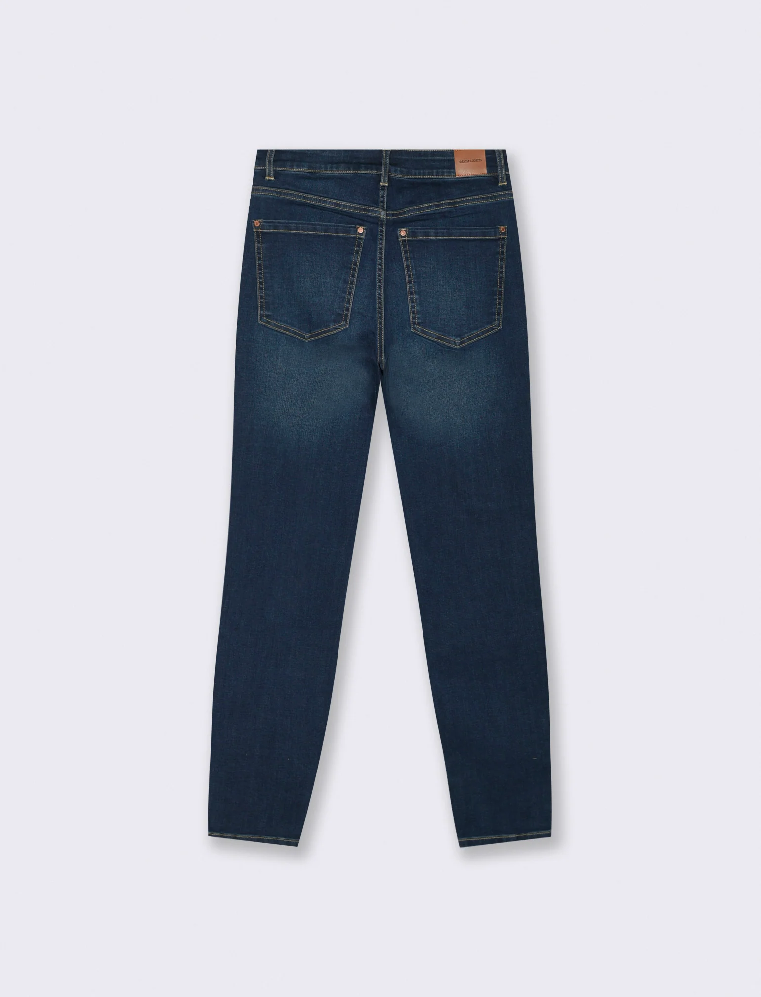 JEANS SKINNY VITA REGOLARE - DENIM SCURO - Image 2
