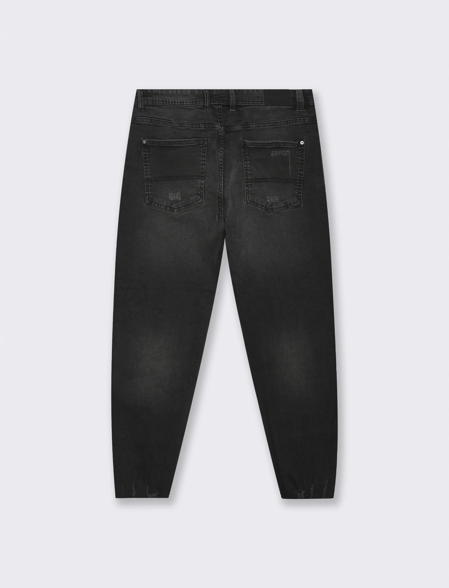 JEANS SLIM TAPERED CROPPED FIT - Nero - Image 3