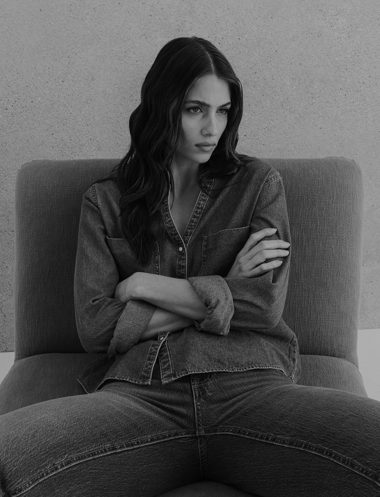 JEANS STRAIGHT - Denim