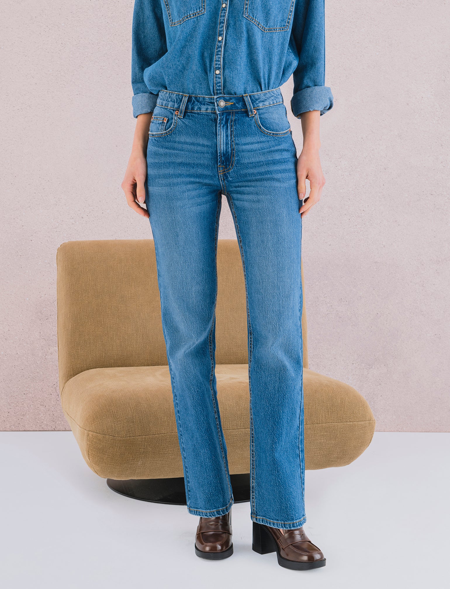 JEANS STRAIGHT - Denim - Image 4
