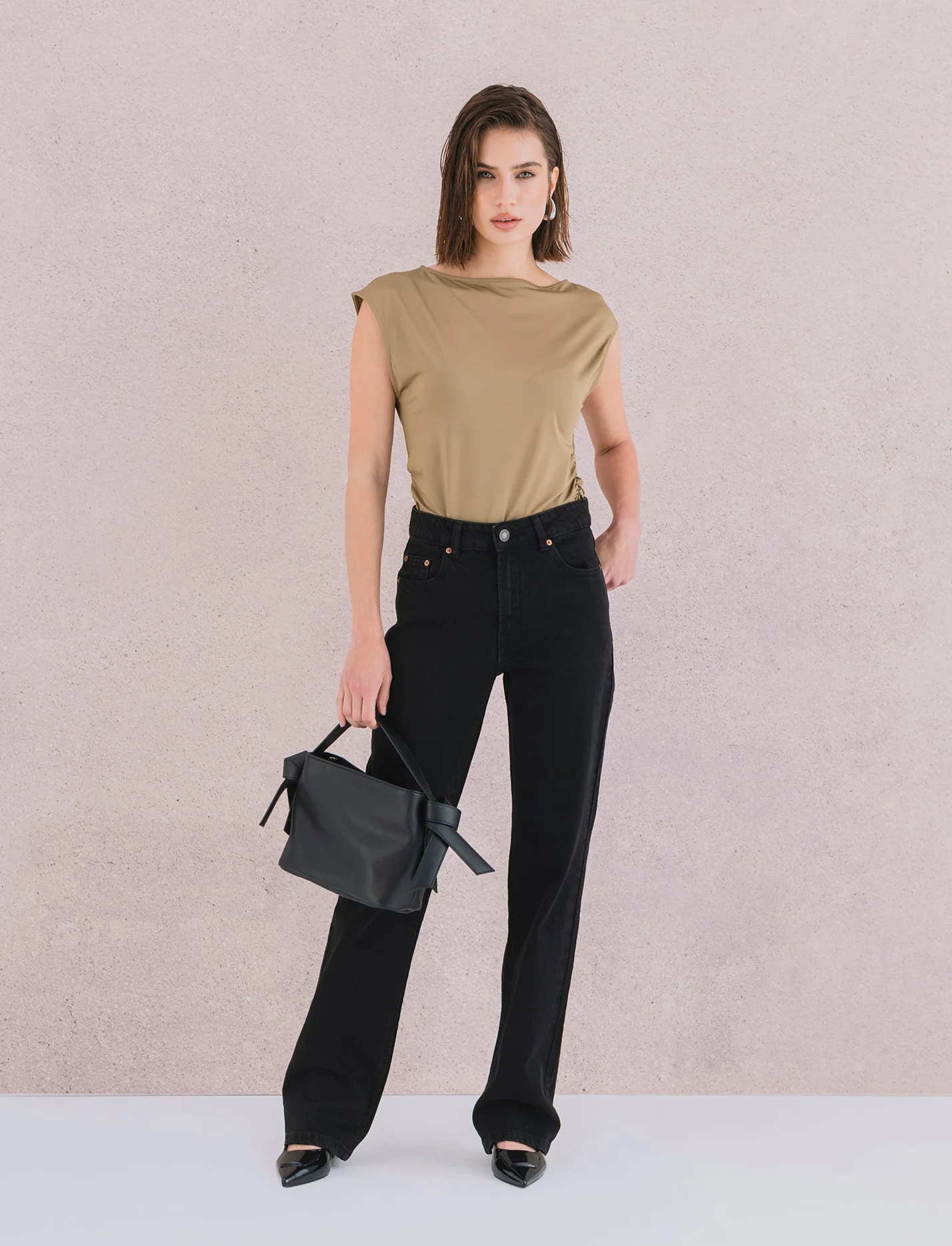 JEANS STRAIGHT - Nero - Image 3