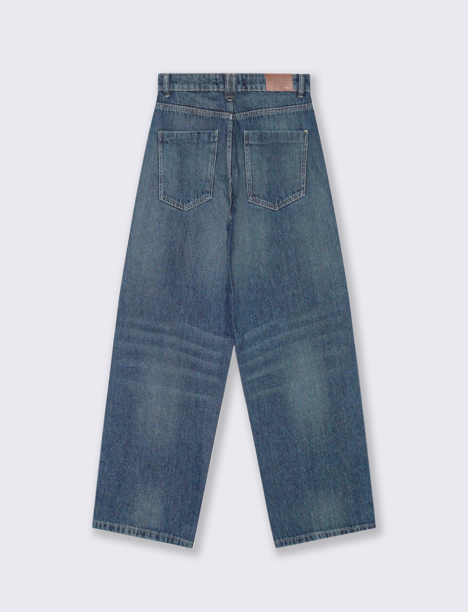 JEANS WIDE LEG - DENIM SCURO - Image 2