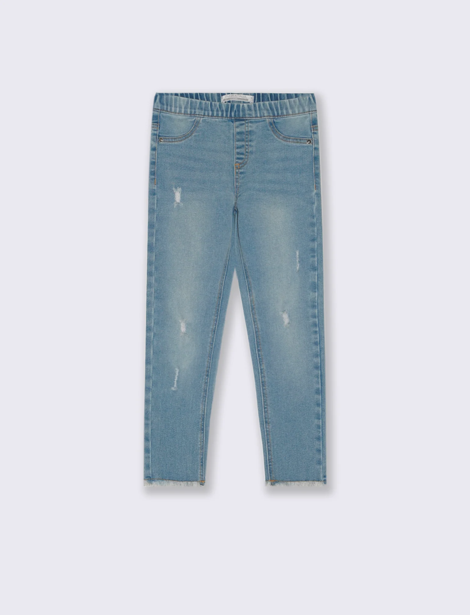 Jeggings aderente in denim - Denim chiaro - Image 3