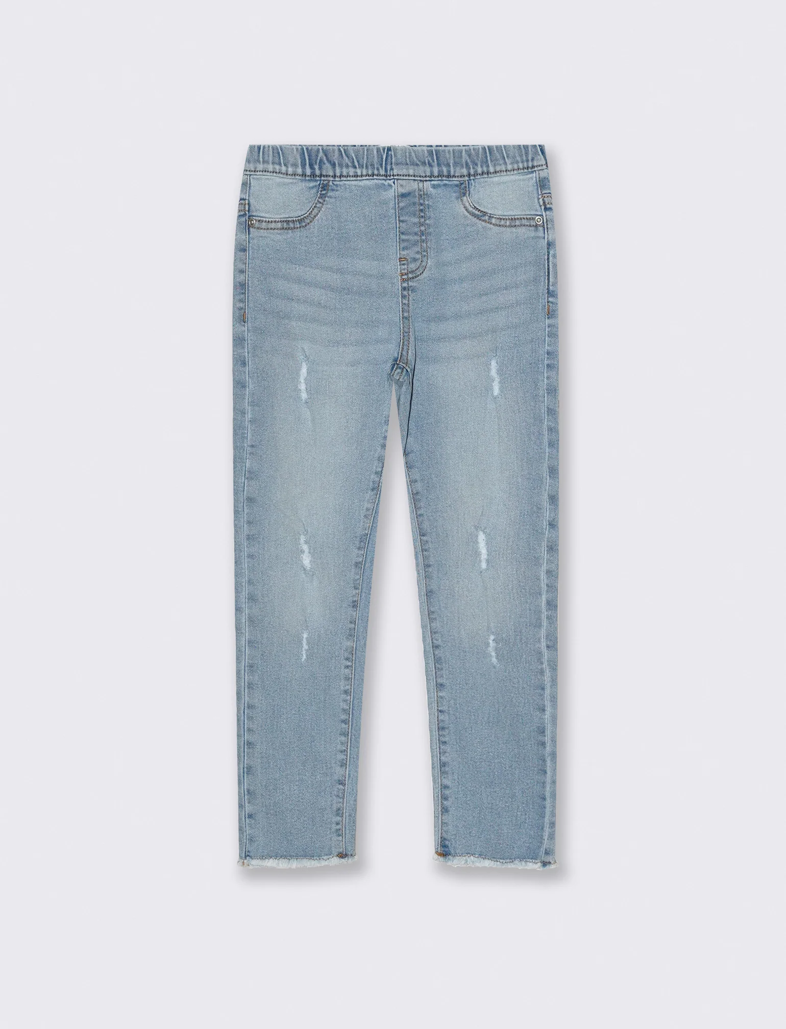 Jeggings slim fit con dettagli trendy - Denim chiaro