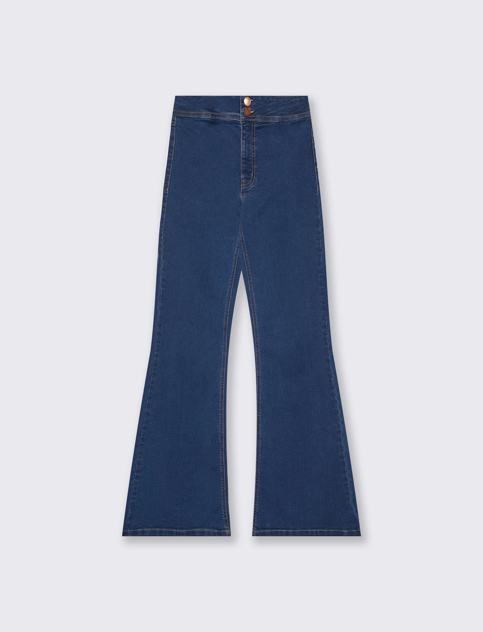Jeggins bootcut high waist - Denim