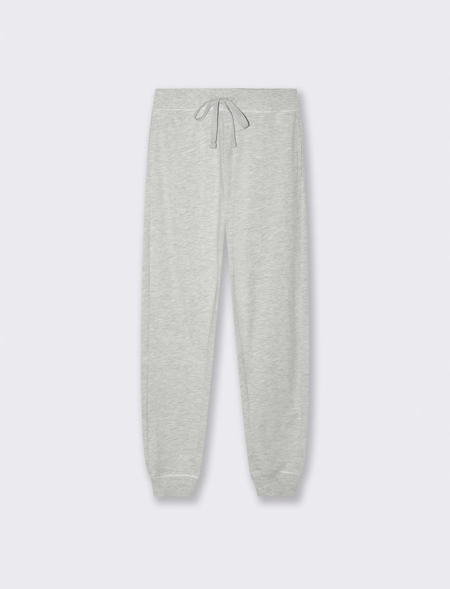 JOGGER BASICO CON ELASTICO E CULISSE - Grigio