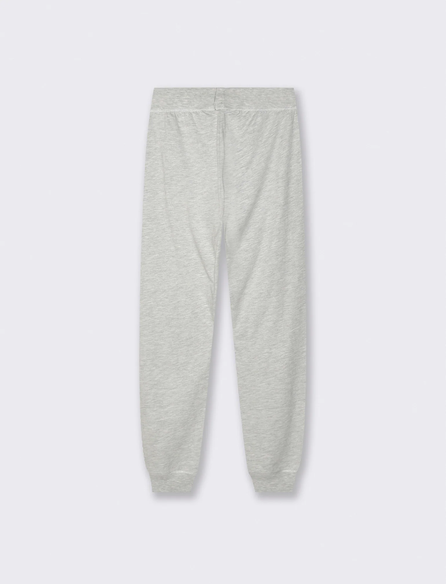JOGGER BASICO CON ELASTICO E CULISSE - Grigio - Image 2