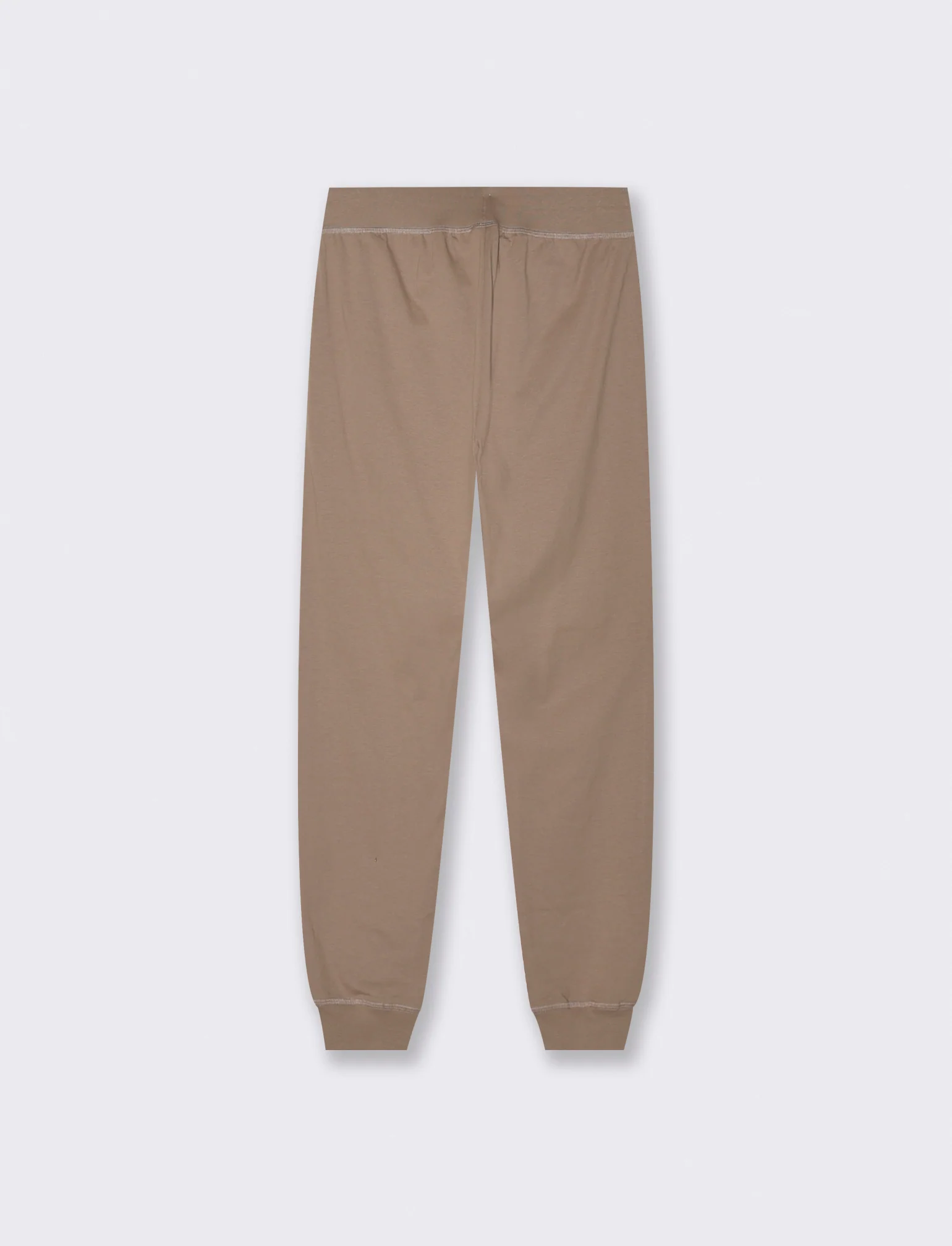 JOGGER BASICO CON ELASTICO E CULISSE - Grigio tortora - Image 2