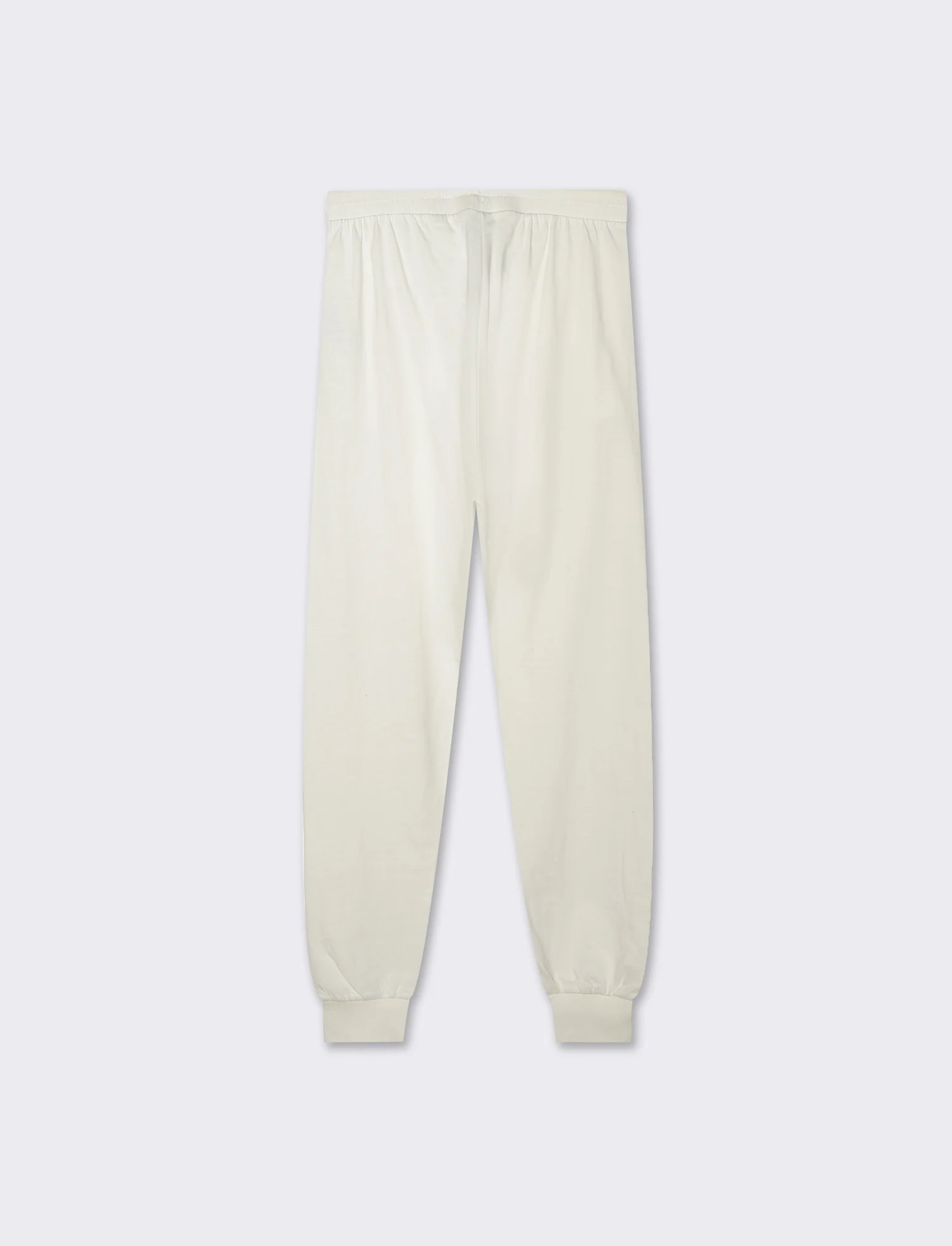 Jogger basico con tasche verticali da donna - Avorio - Image 5