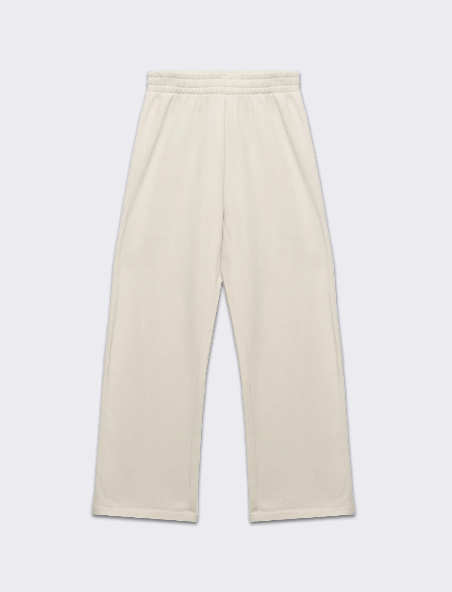 Jogger basico flare da donna - Avorio - Image 4