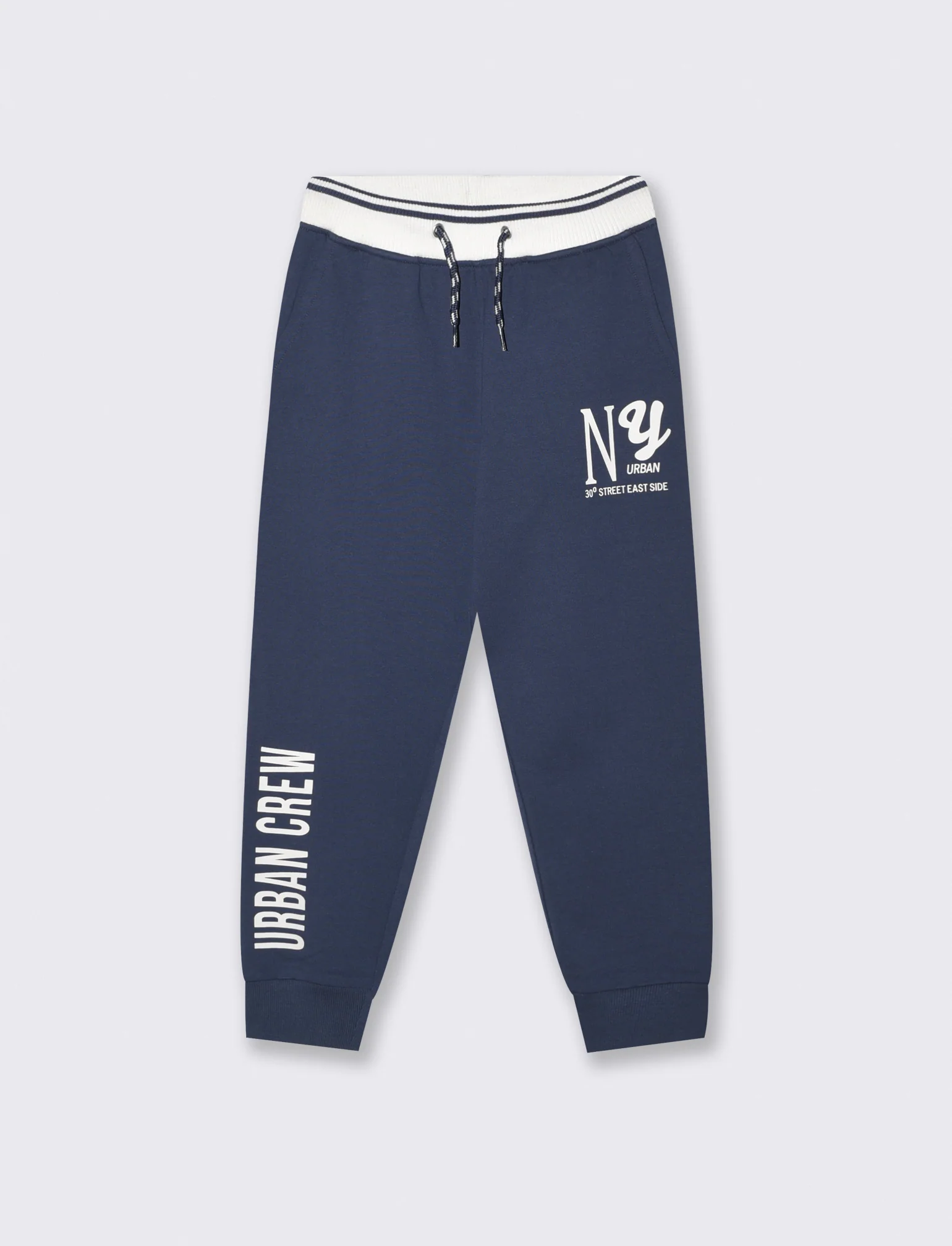 Jogger Bicolore in Cotone per Tempo Libero - Blu