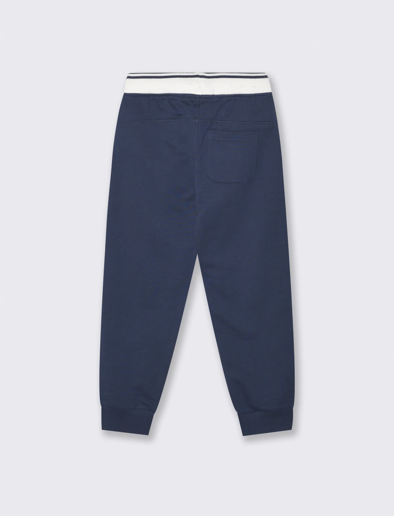 Jogger Bicolore in Cotone per Tempo Libero - Blu - Image 2