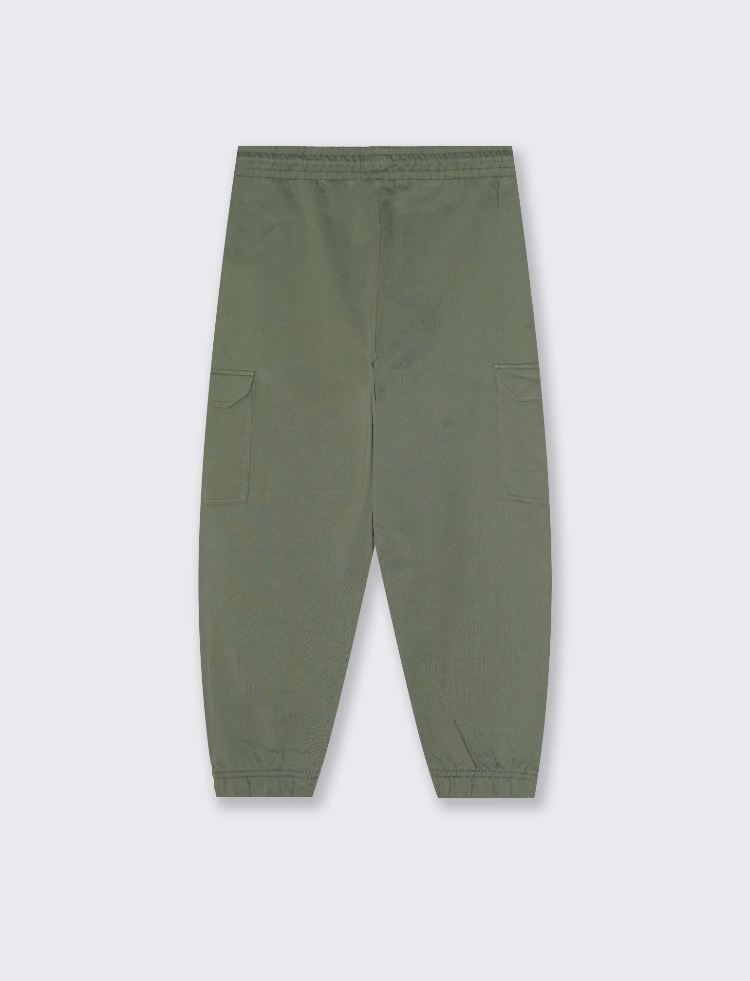 Jogger Cargo in Felpa con Coulisse - Verde salvia - Image 2