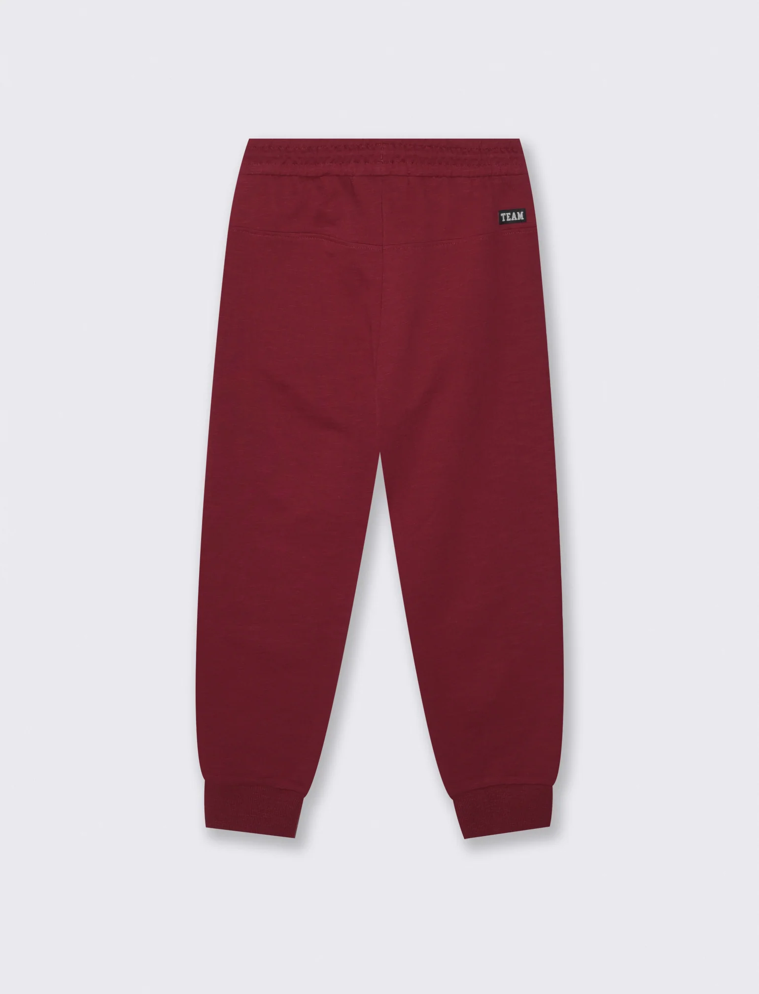 Jogger Comfort in Cotone Fiammato - Bordeaux - Image 2