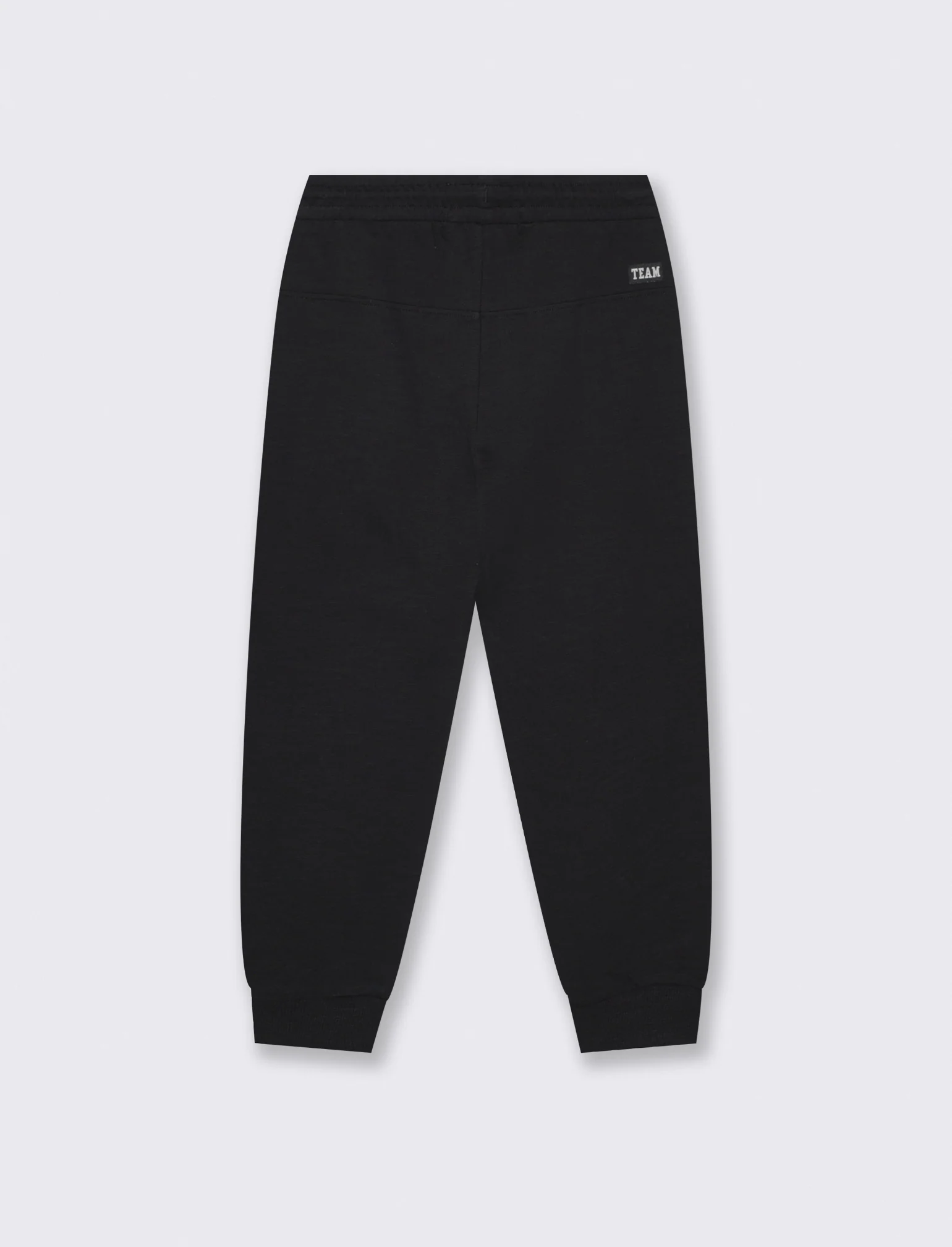 Jogger Comfort in Cotone Fiammato - Nero - Image 2