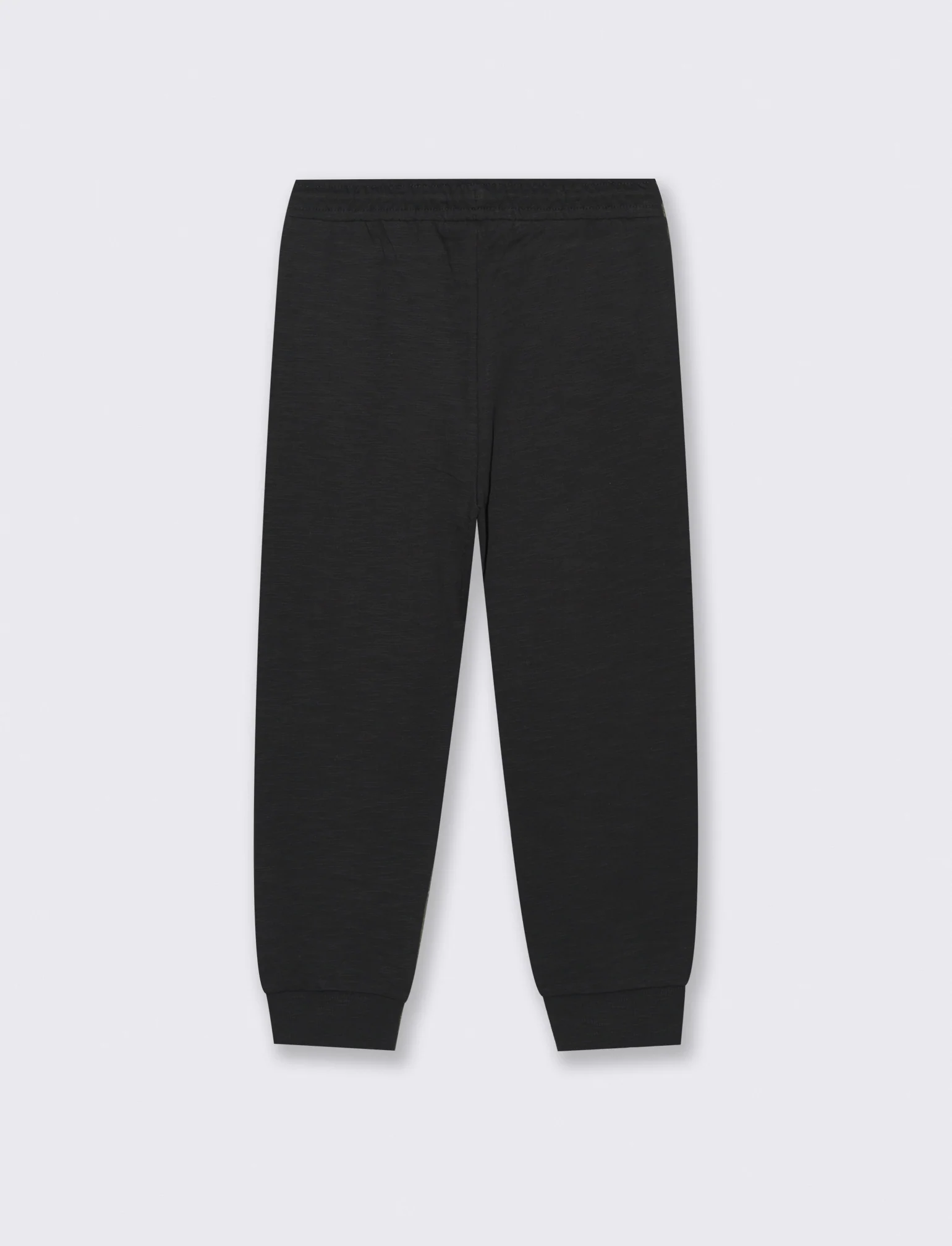 JOGGER COMFORT IN SLUB - Nero - Image 3