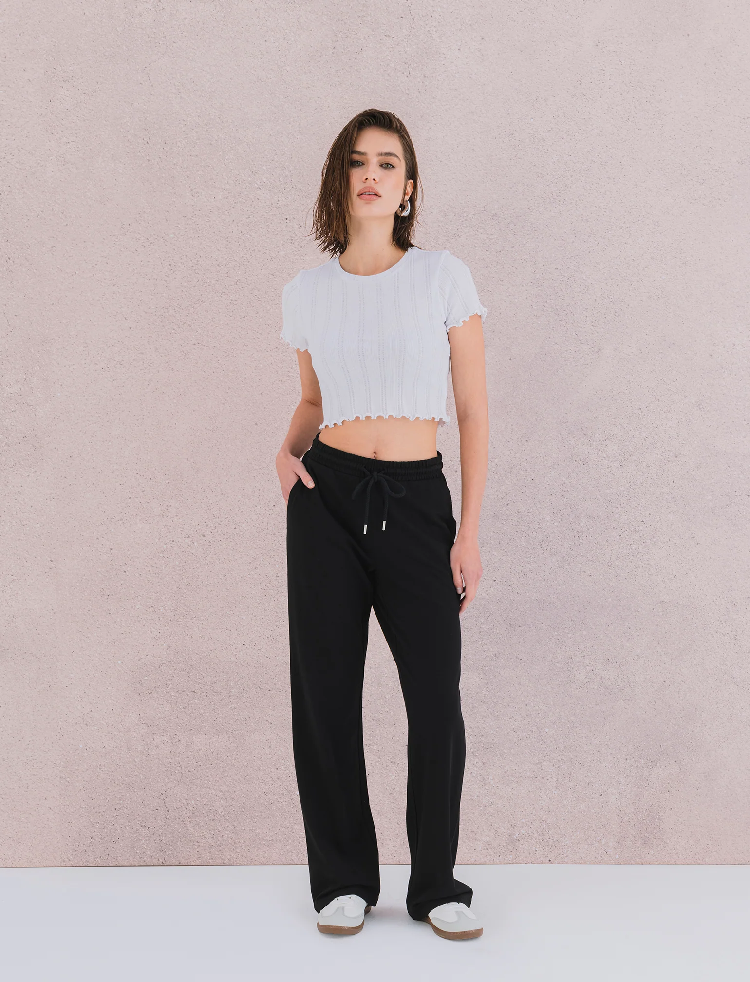 JOGGER CON COULISSE - Nero - Image 3