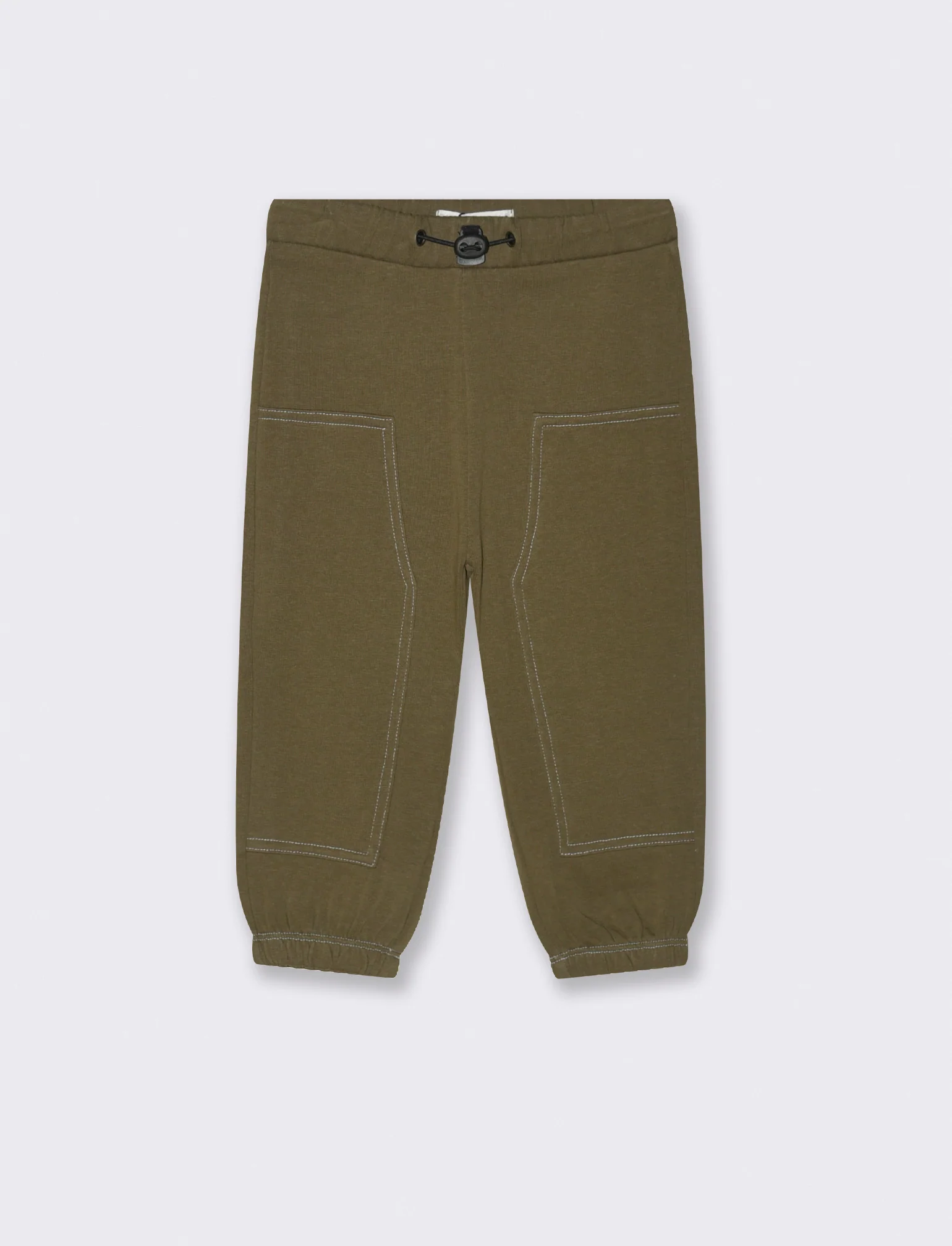 Jogger con impunture - Verde militare