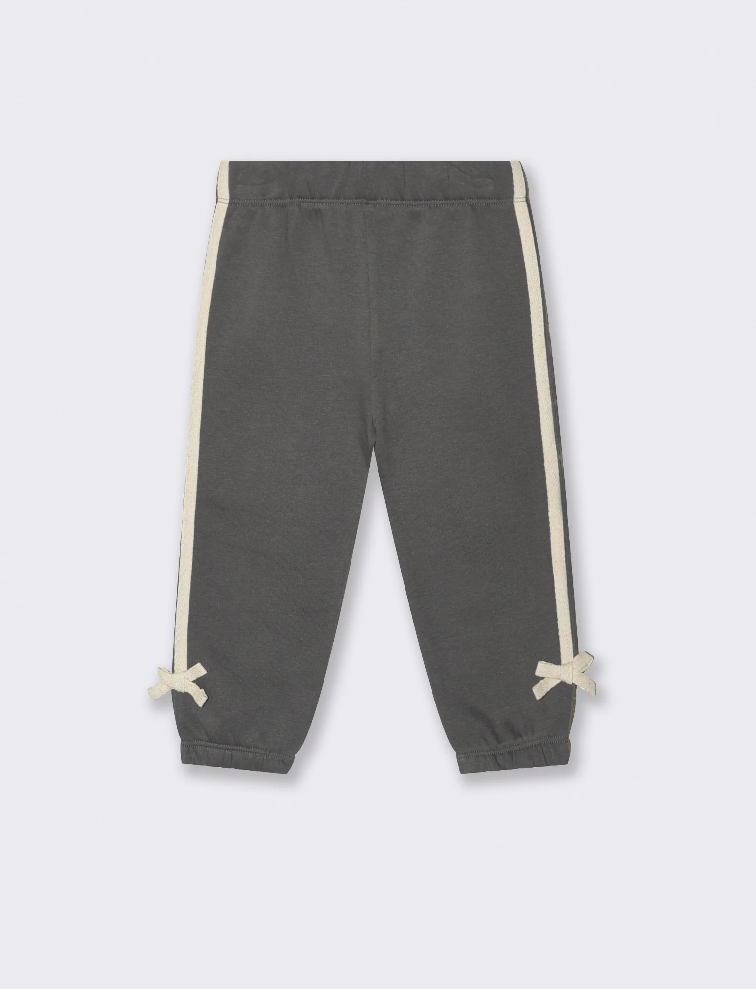 Jogger con nastro applicato - Grigio piombo