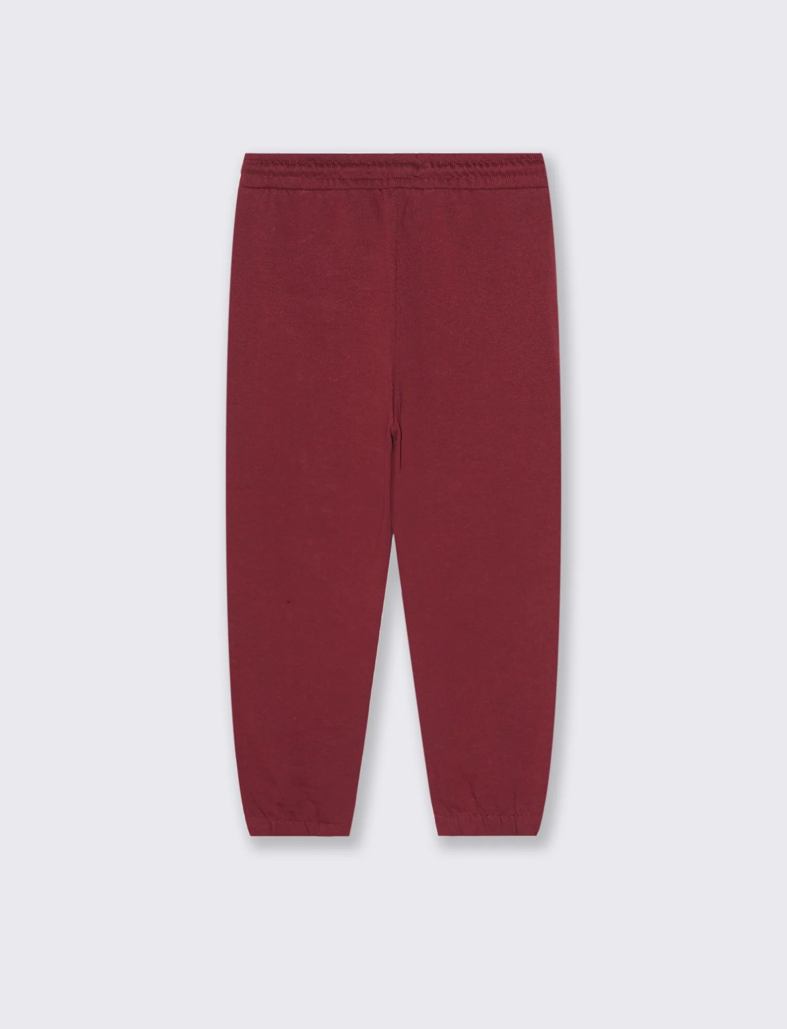 Jogger con ricamo college. - Bordeaux - Image 2