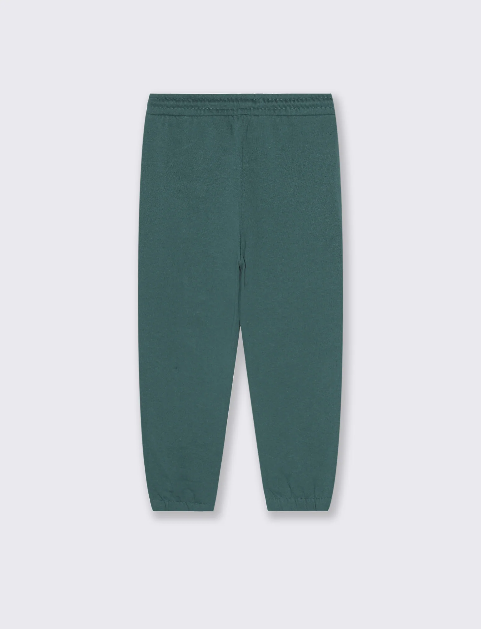 Jogger con ricamo college. - Verde - Image 2