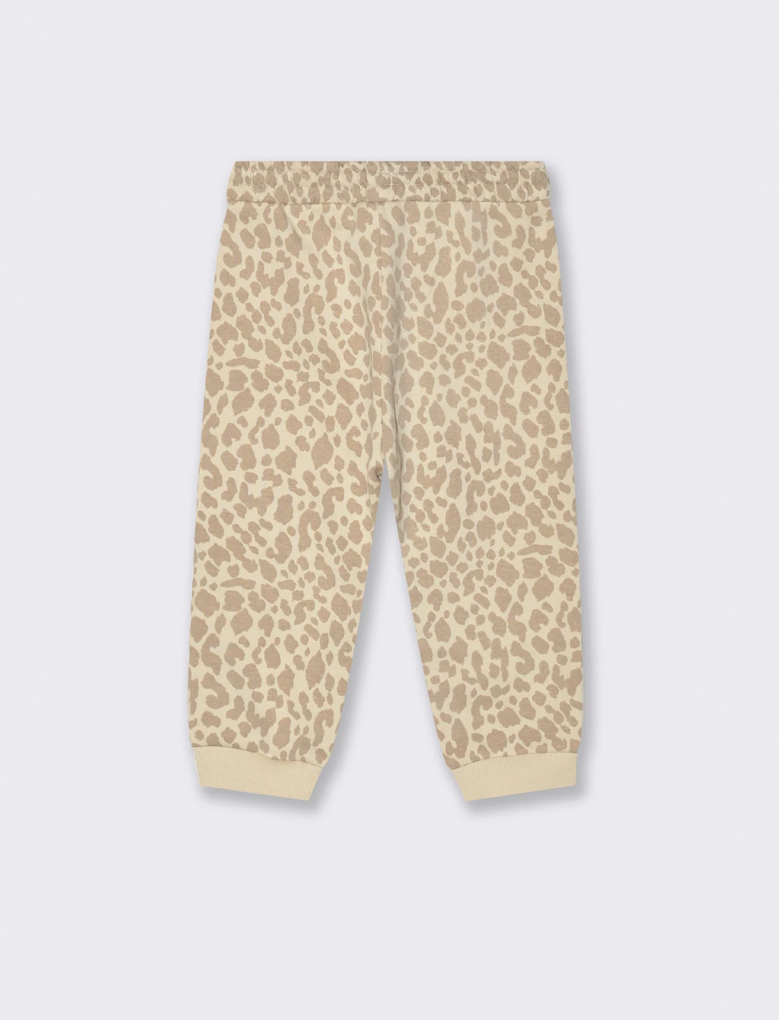 Jogger con stampa all over - Beige - Image 2