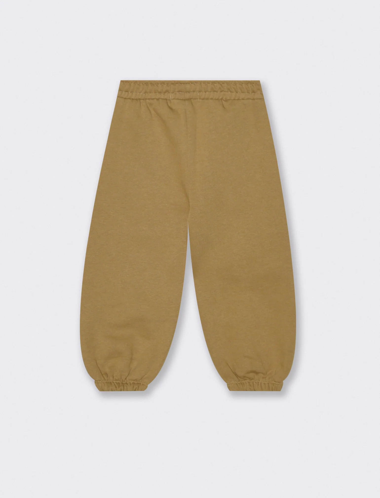 Jogger con tagli e stampa - Beige - Image 2