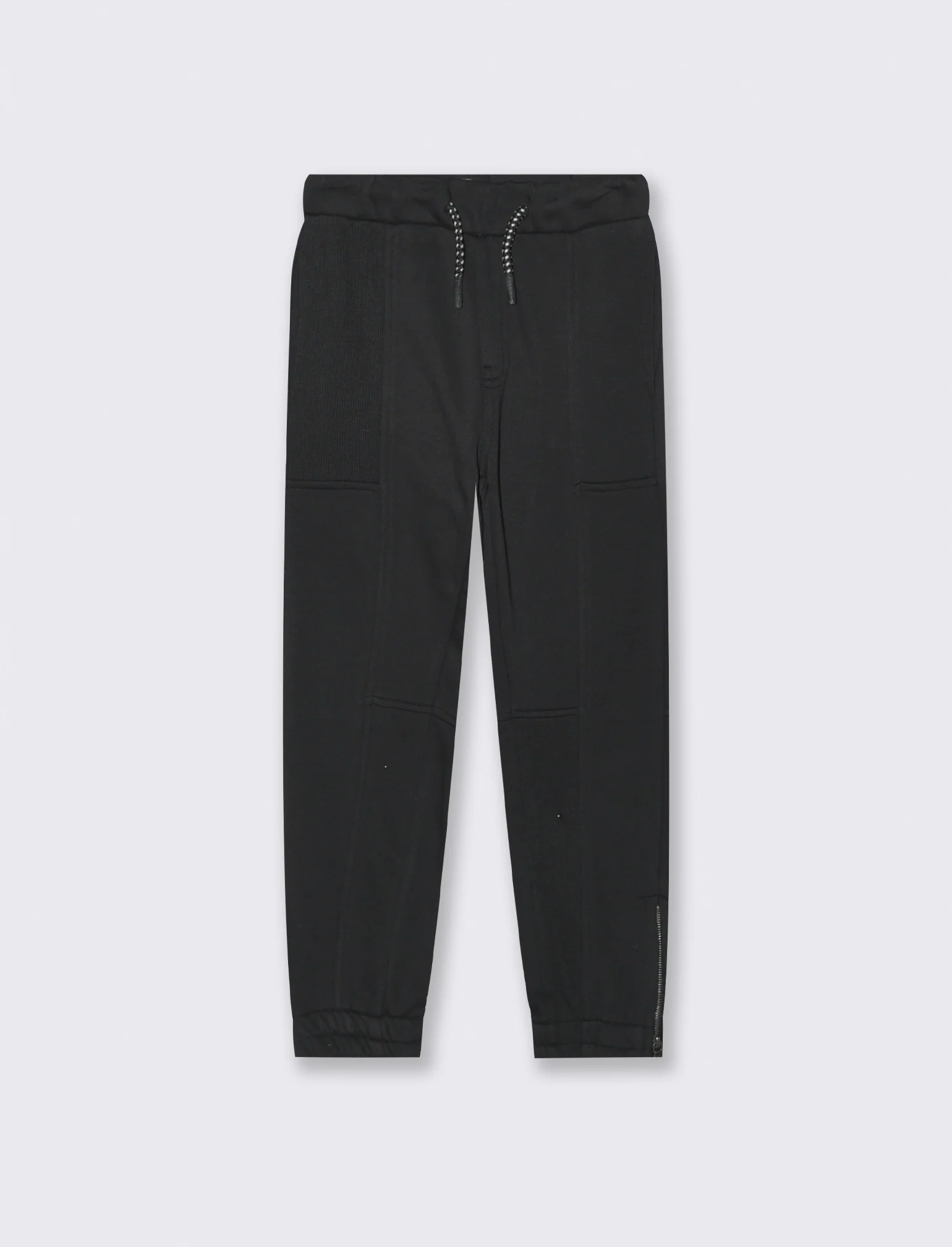 JOGGER CON TAGLI - Nero