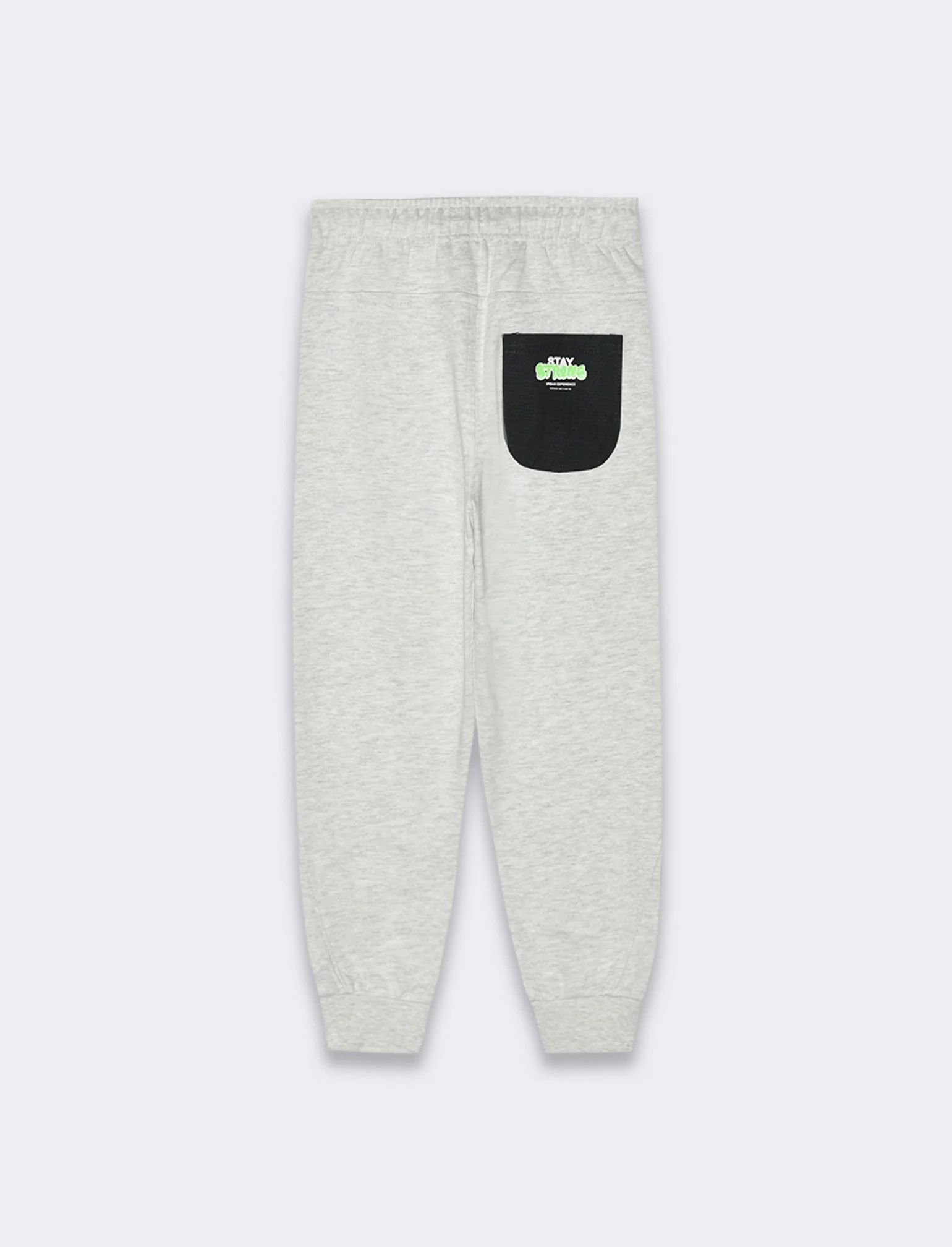Jogger con tasconi da bambino - Grigio mel. - Image 4