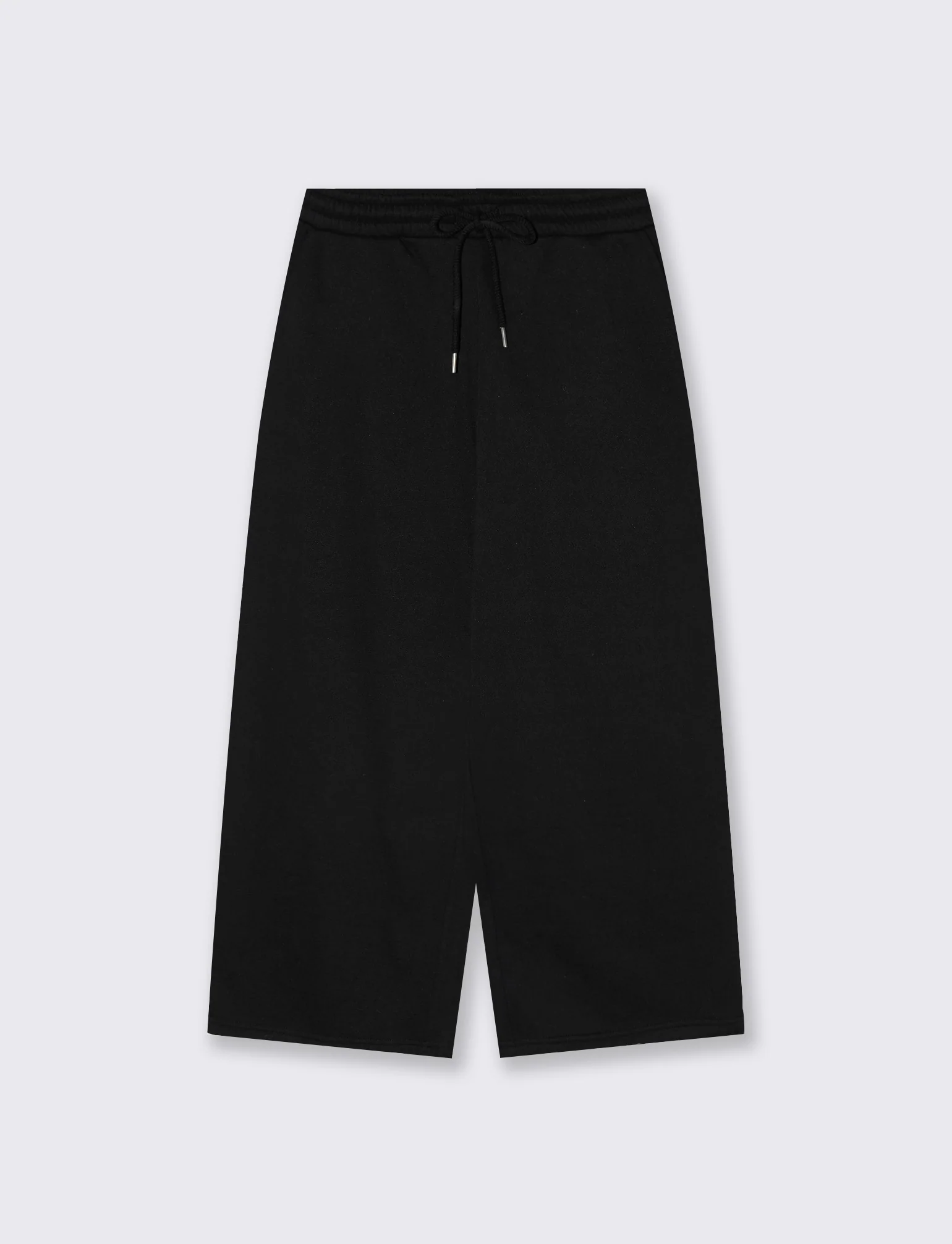 Jogger Culotte con Coulisse in Vita - Nero