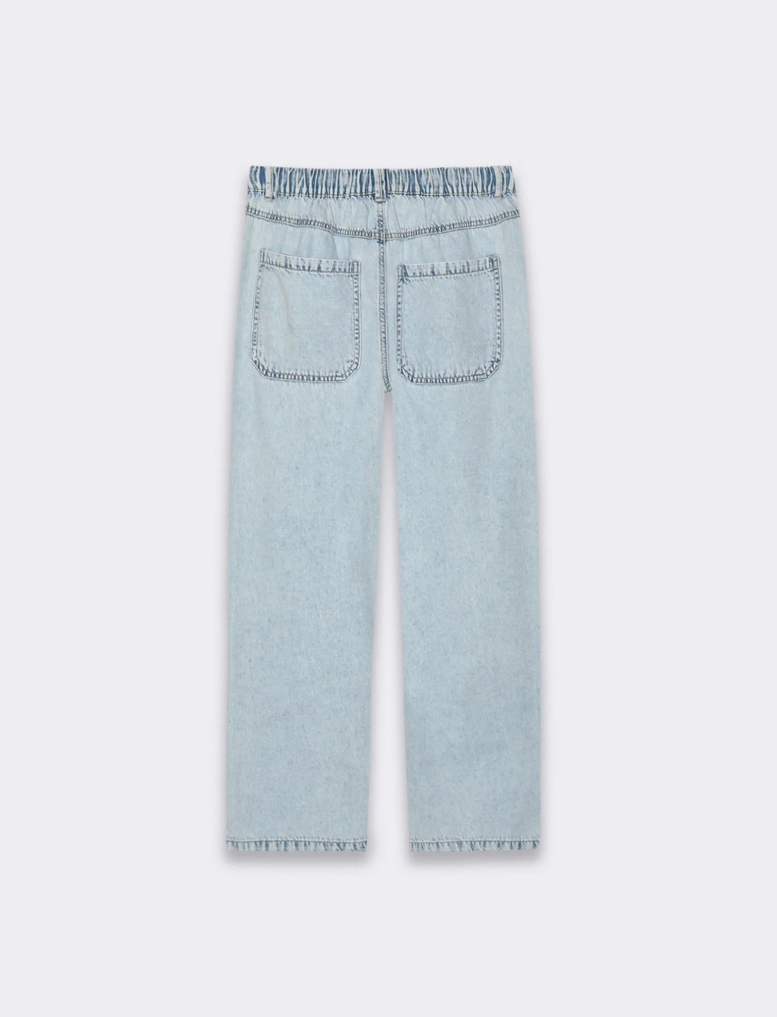 Jogger denim da donna - Denim chiaro - Image 5